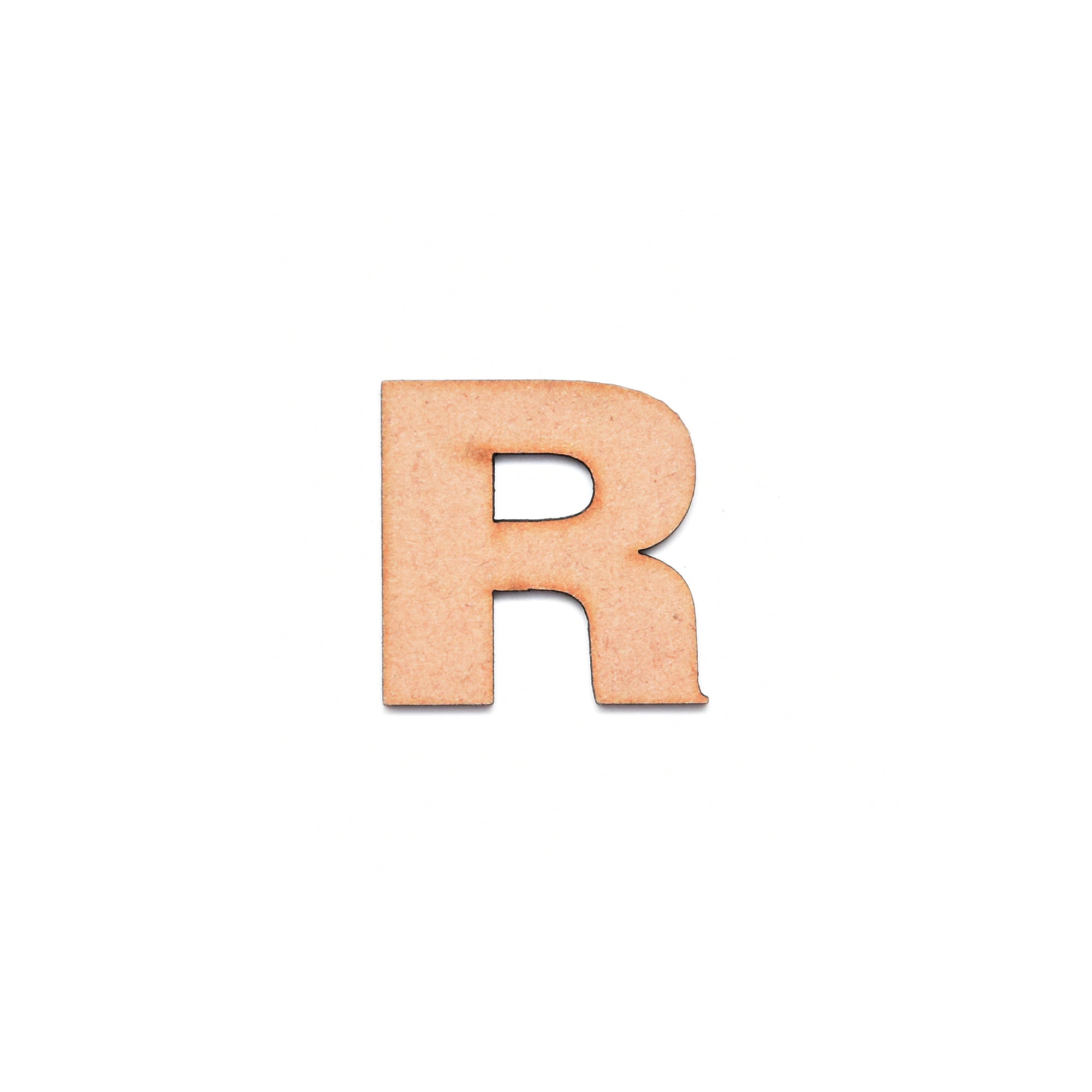 MDF Alphabet Upper Case R 1Inch 2Mm Thick 1Pc