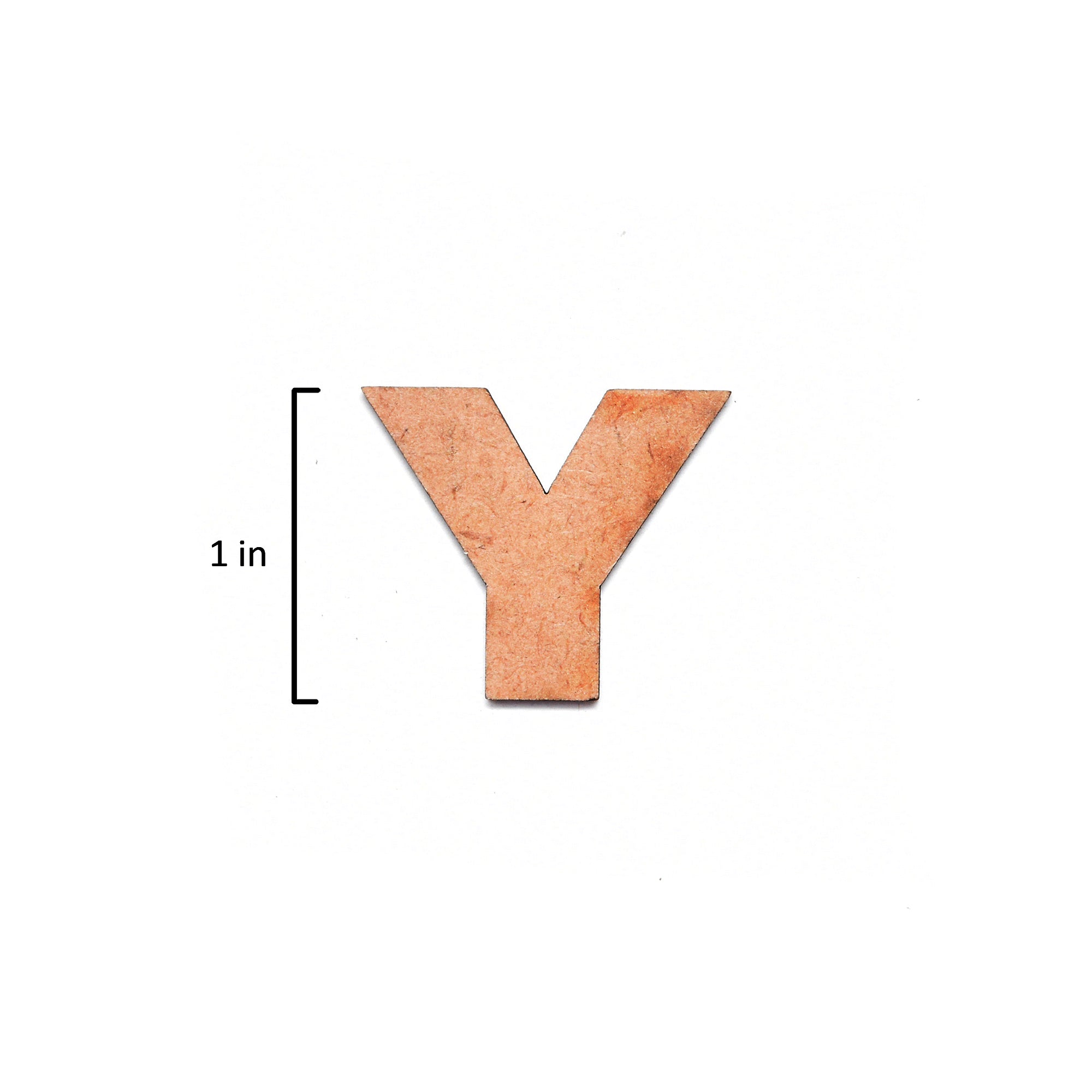 MDF Alphabet Upper Case Y 1Inch 2Mm Thick 1Pc