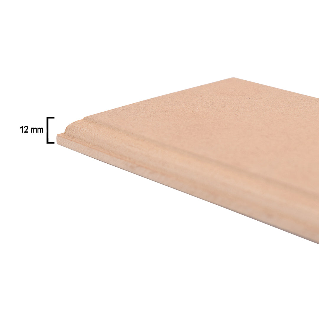 MDF Designer Blank Rectangle 14 X 4Inch 12Mm Thick 1Pc Lb