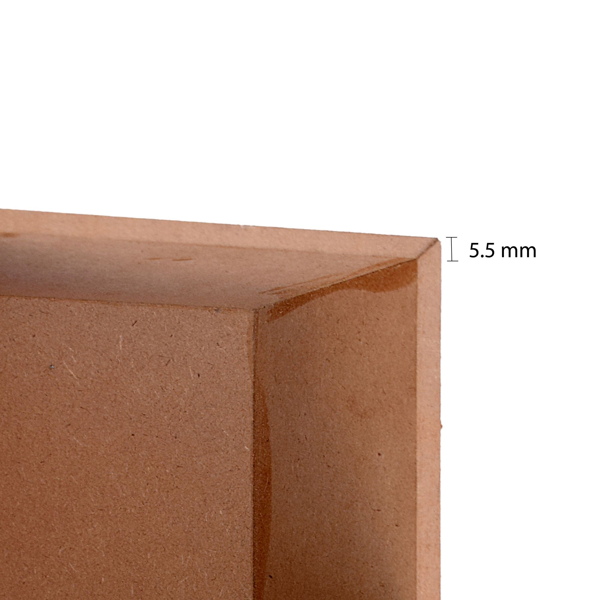MDF Open Cabinet Organizer W4.3 X H12.5 X D3.5Inch 5.5Mm Thick 1Pc Lb