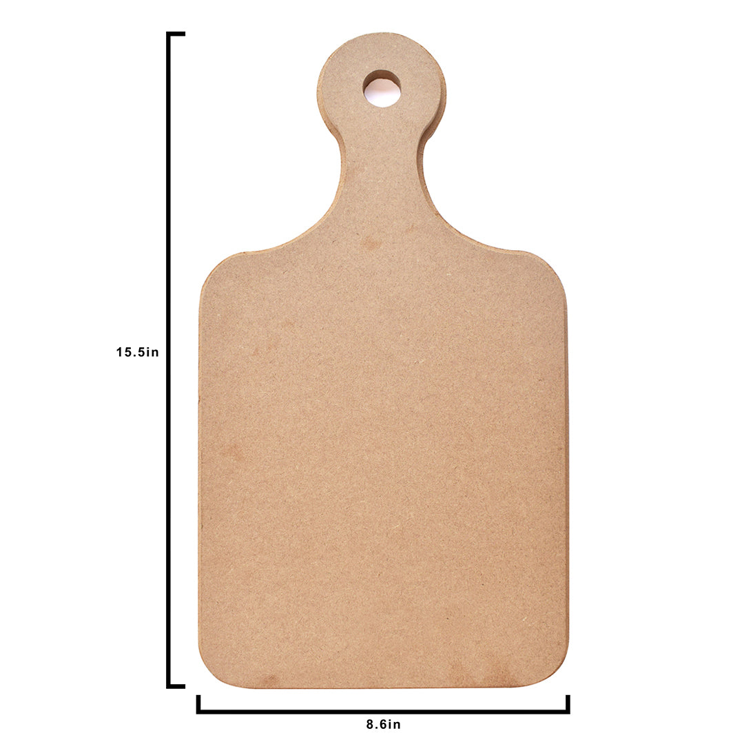 MDF Designer Blank Chopping Board Approx W8.6 X H15.5Inch 12Mm Thick 1Pc