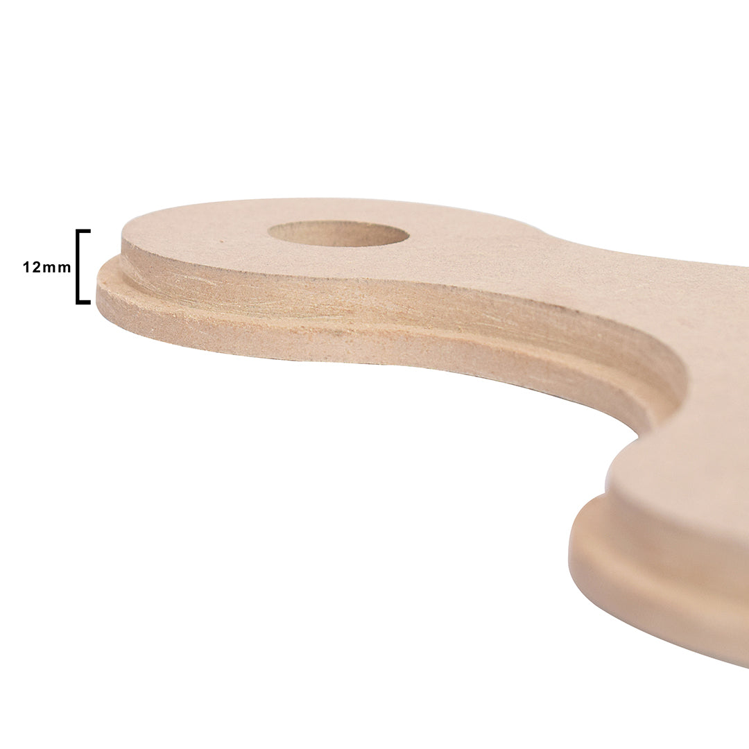 MDF Designer Blank Chopping Board Approx W8.6 X H15.5Inch 12Mm Thick 1Pc