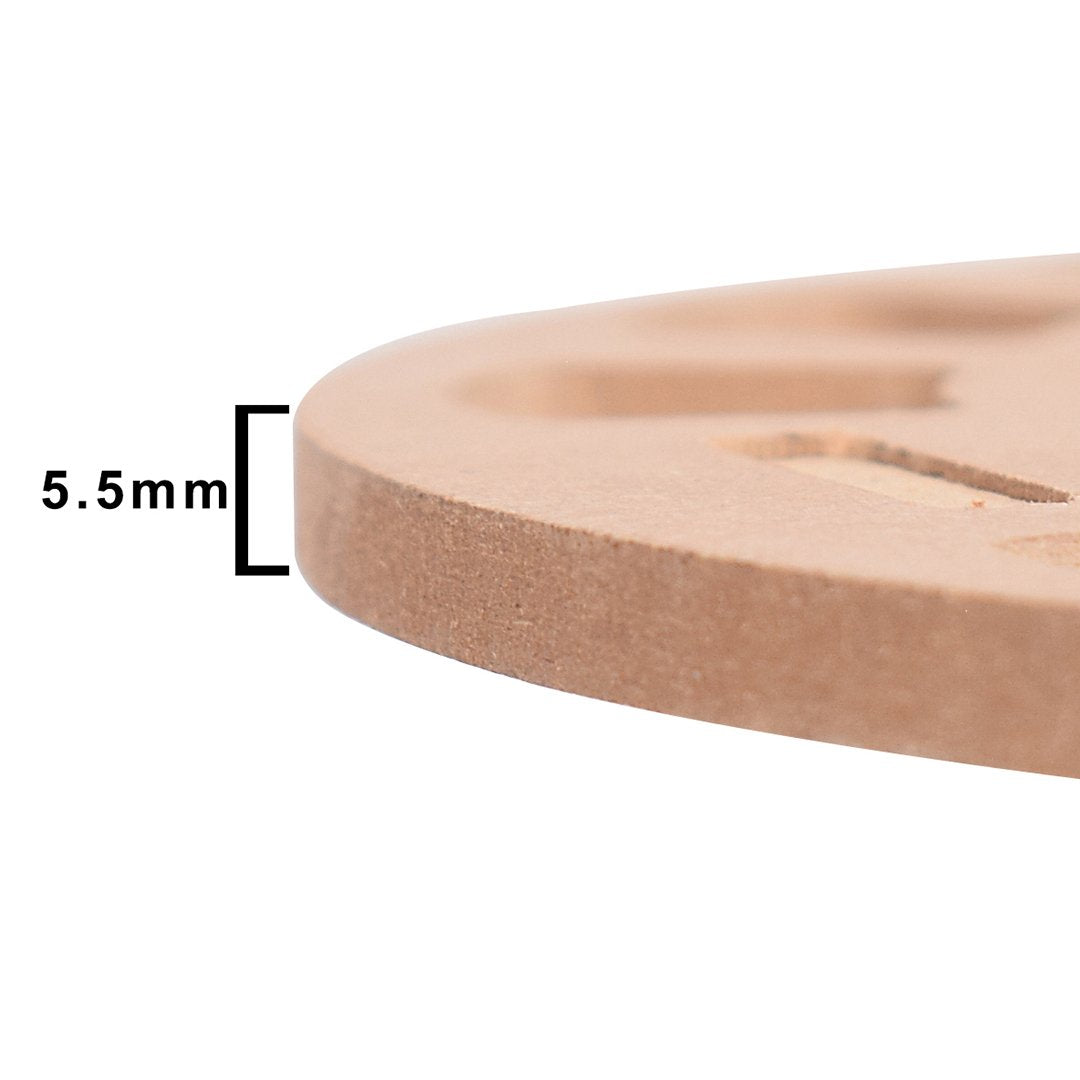 MDF Brush/Pen/Pencil Holder W6.7 X H5 X D4.5Inch 5.5Mm Thick 1Pc Lb