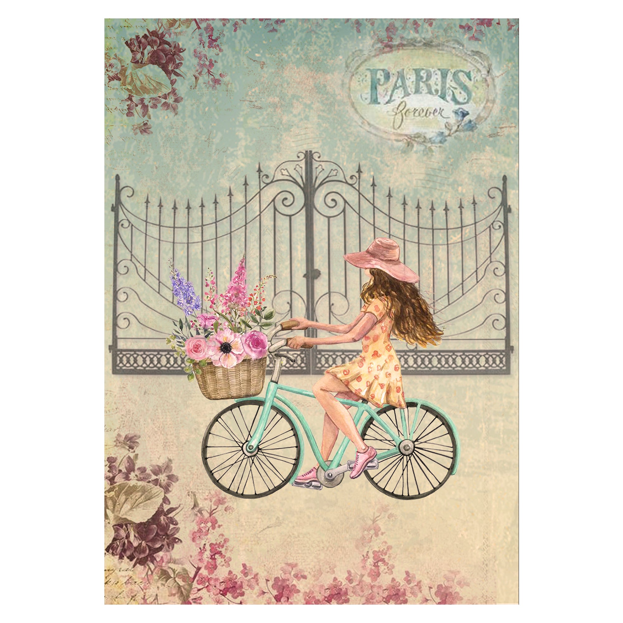 Decoupage Paper On The Move A4 70Gsm 2 Designs 4Sheets