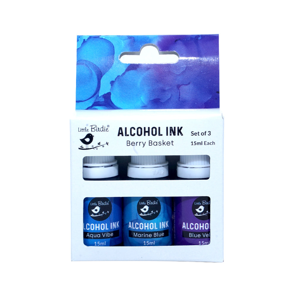 Alcohol Ink Berry Basket 15Ml 3Pc Pack Lb