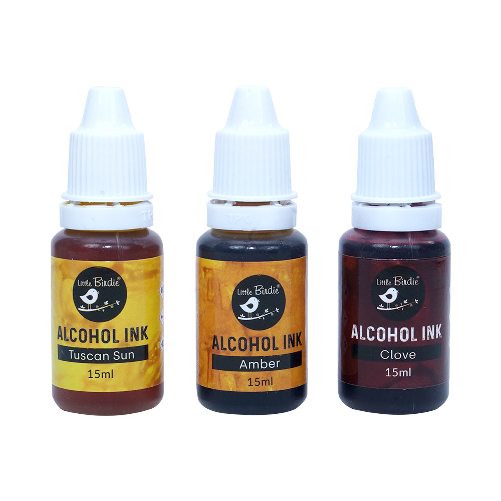 Alcohol Ink Honey Maple 15Ml 3Pc Pack Lb