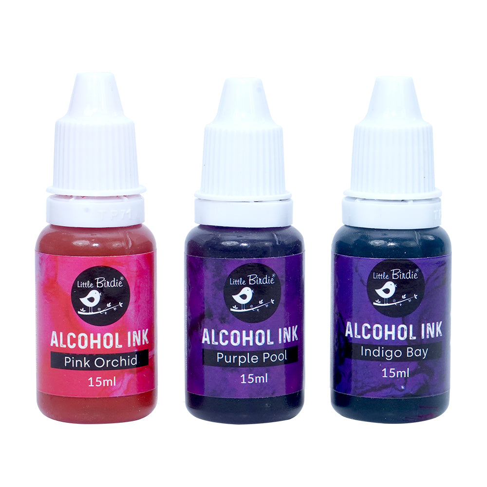 Alcohol Ink Grape Wine 15Ml 3Pc Pack Lb