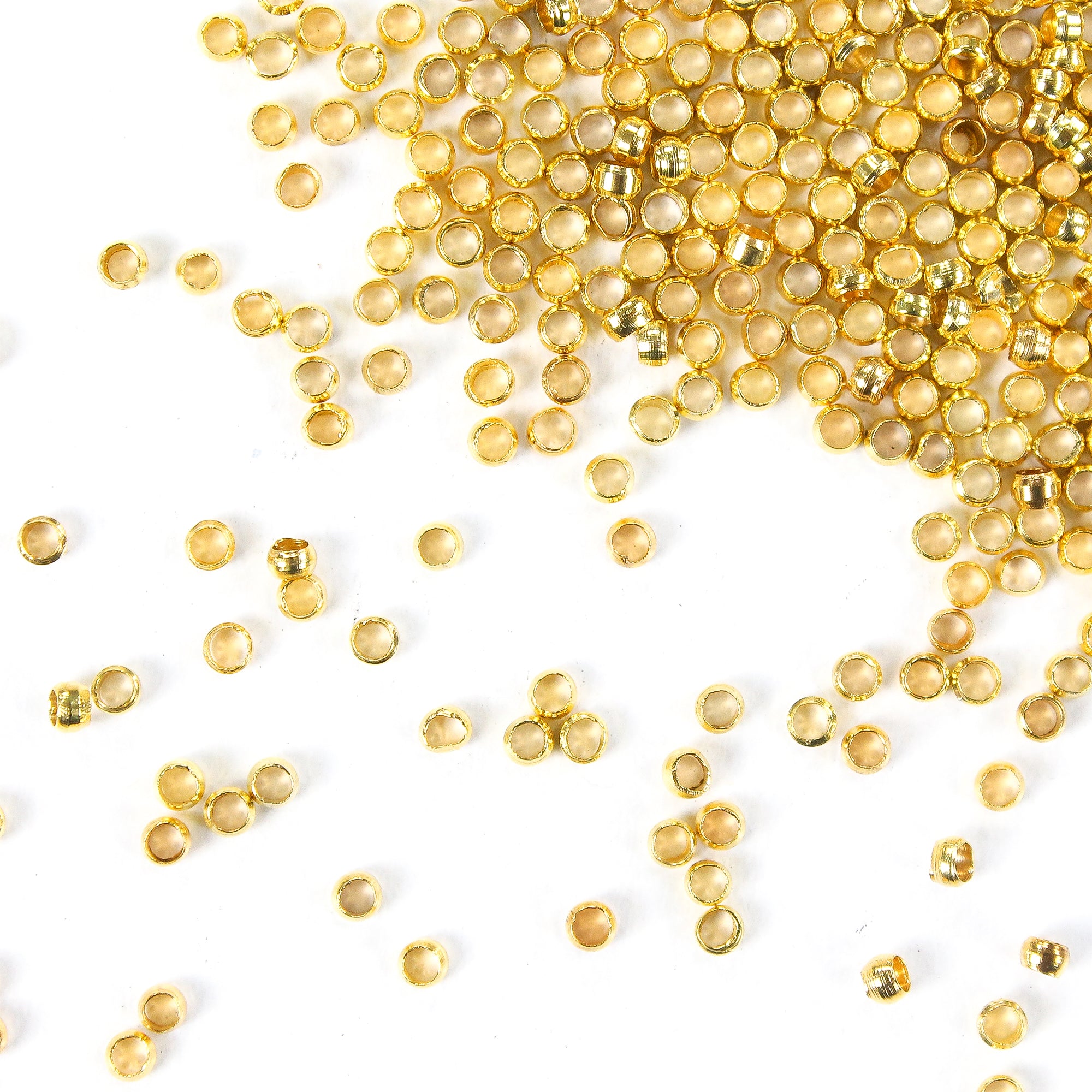 Findings Crimp Beads 2Mm Gold 5Grm