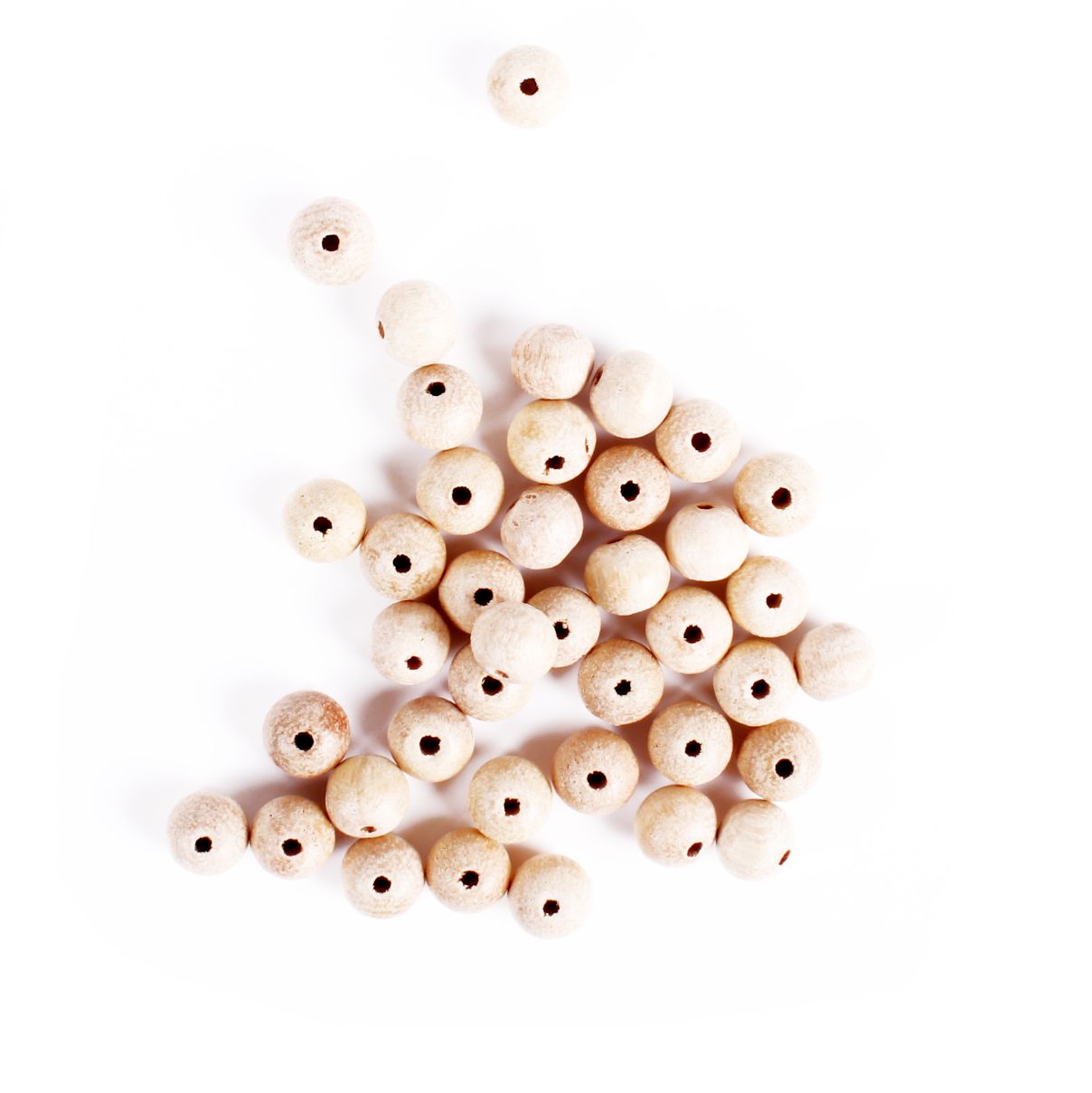 Wooden Beads 8Mm Natural 12G