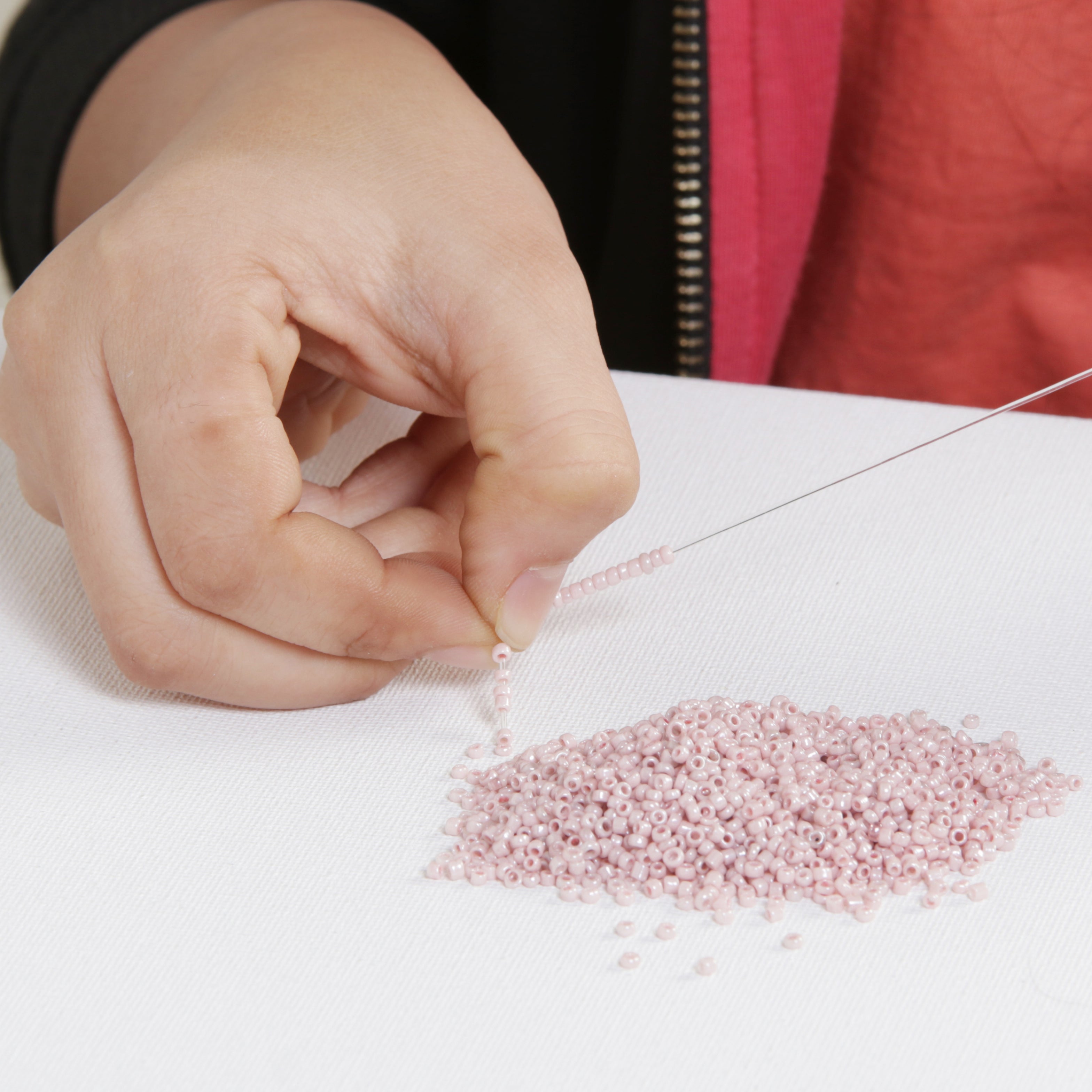 Seed Beads Baby Pink 30Gm