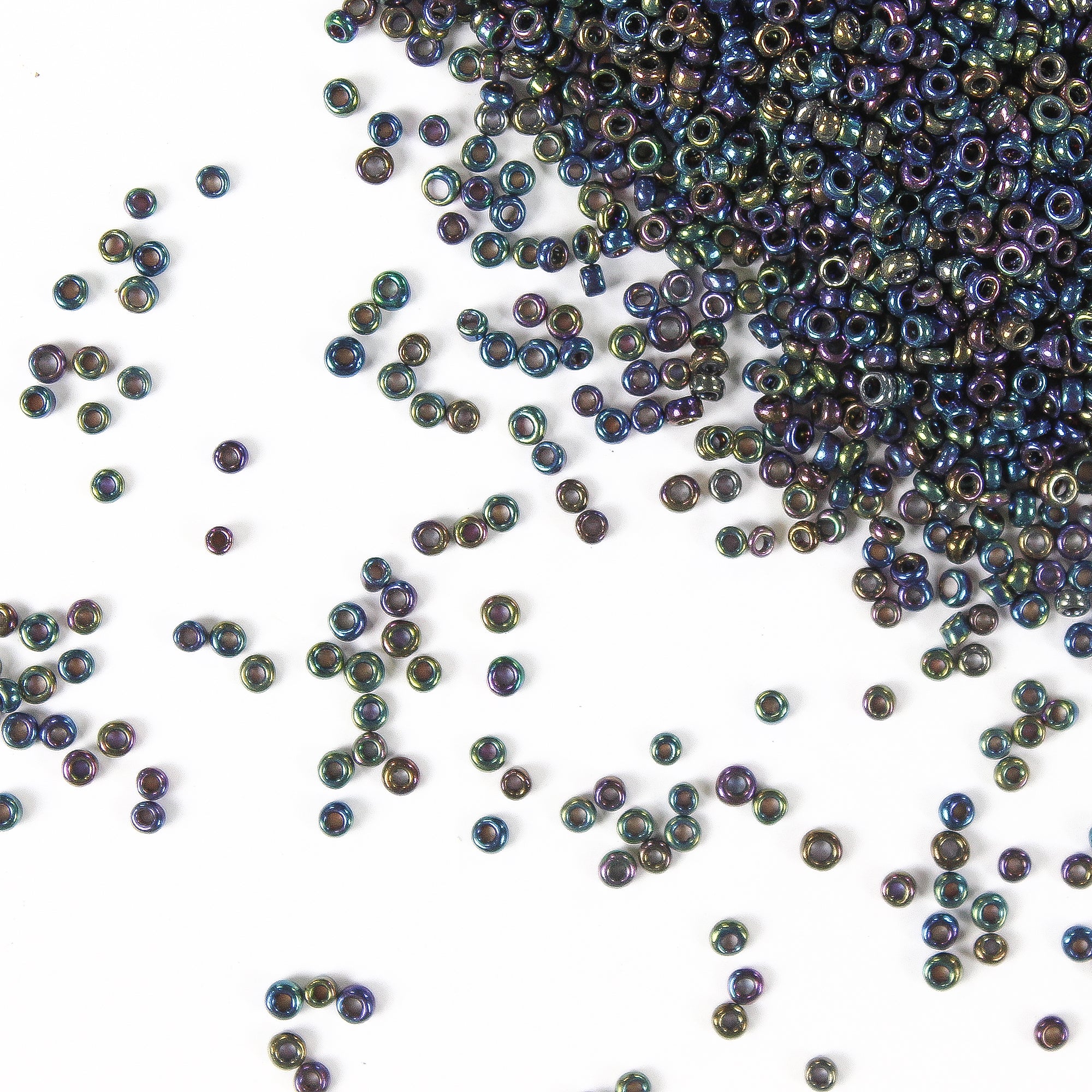 Seed Beads Peacock Mix 0.5Mm 30Gm