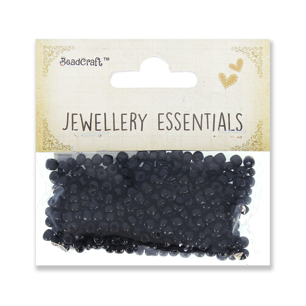 Seed Beads Black 3 Mm 30Gm