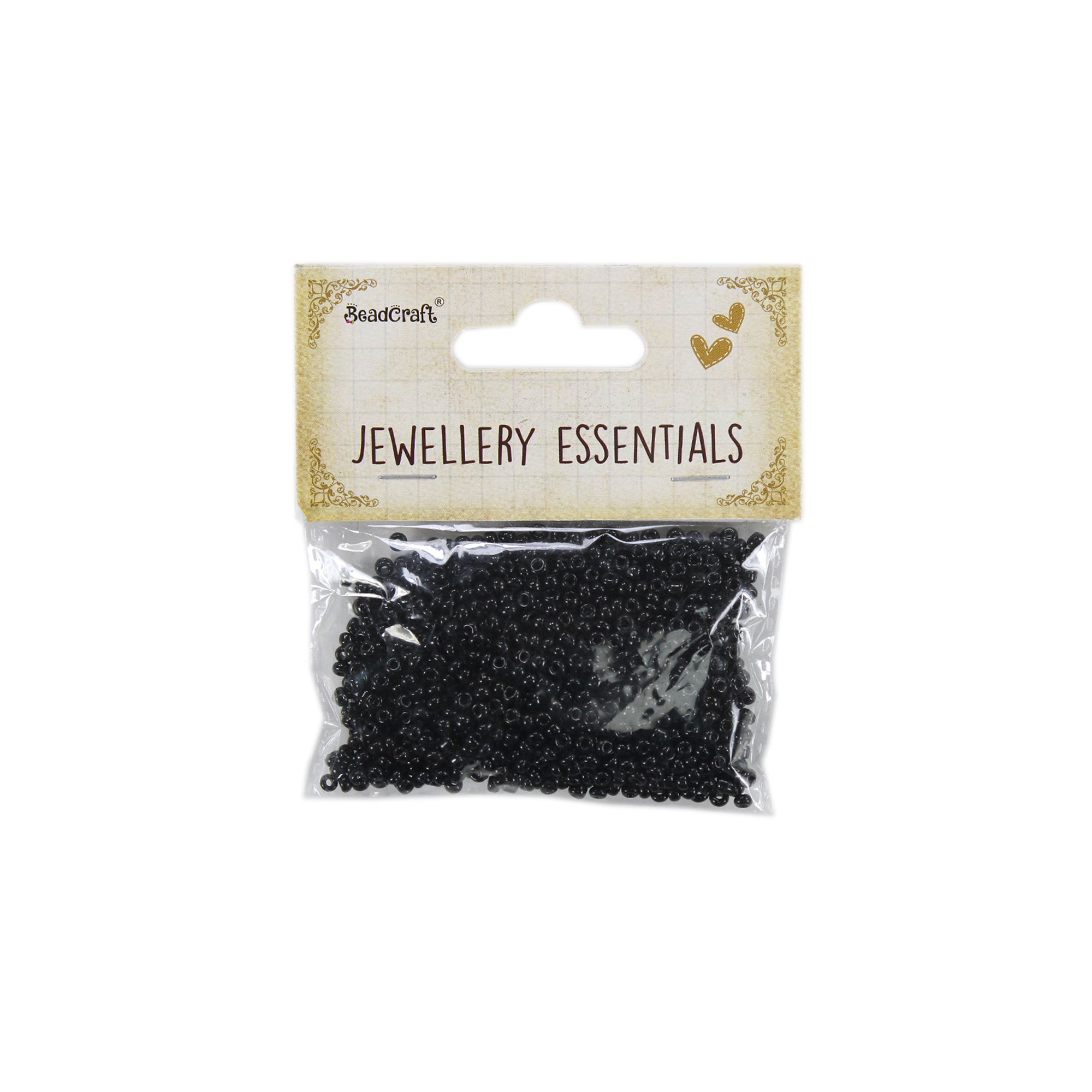 Seed Beads Black 3 Mm 30Gm
