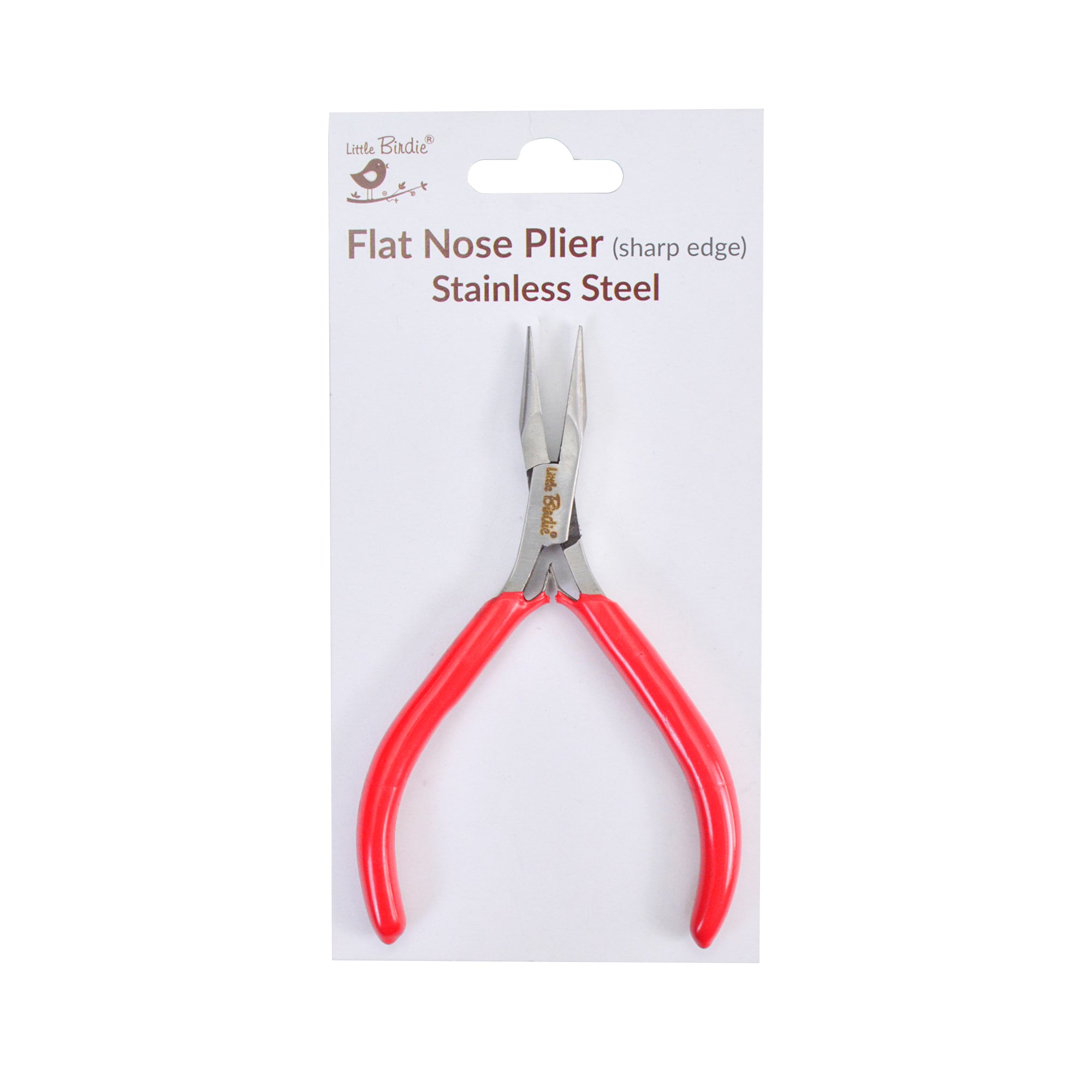 Sharp Edge Flat Nose Plier Stainless Steel 1Pc Pbci Lb