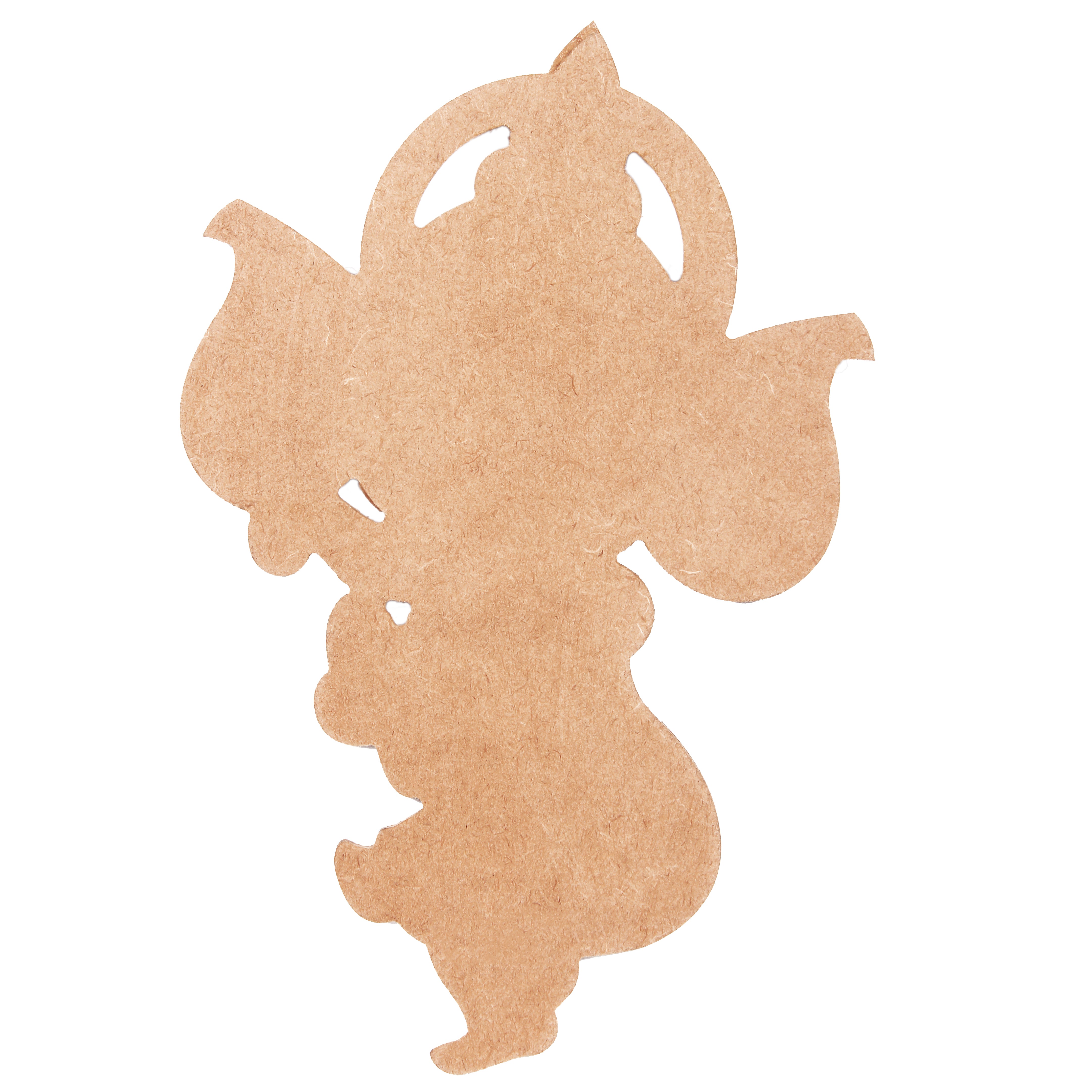 MDF Pre Marked Dancing Ganesha with Hanging Sawtooth - Hook Approx 12 X 8Inch - 1Pc