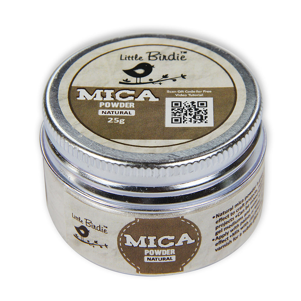 Mica Powder Natural 25G Bottle Lb
