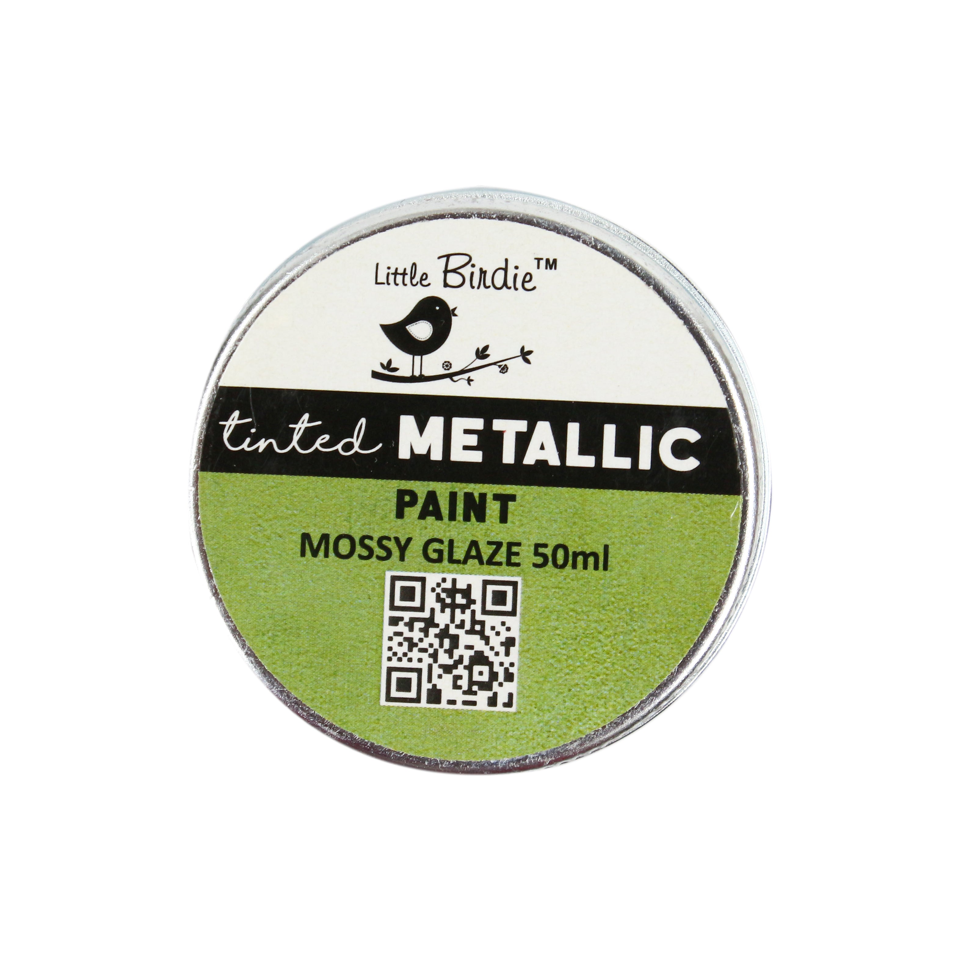 Tinted Metallic Paint Mossy Glaze 50Ml Bottle Lb - VC