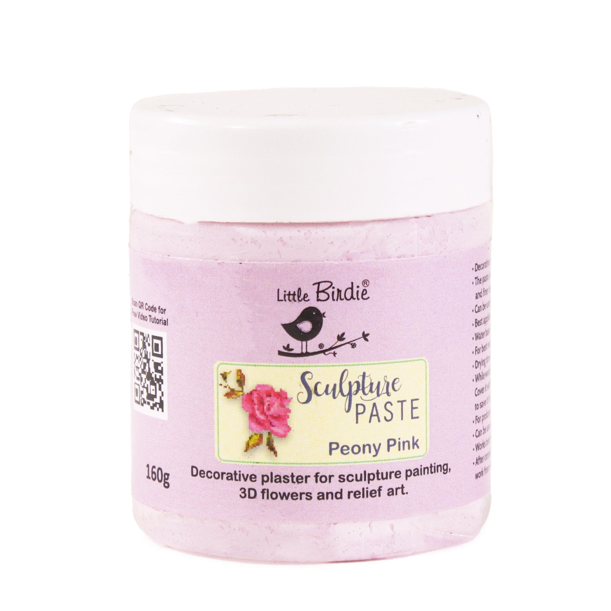 Sculpture Paste Peony Pink 160gm Bottle
