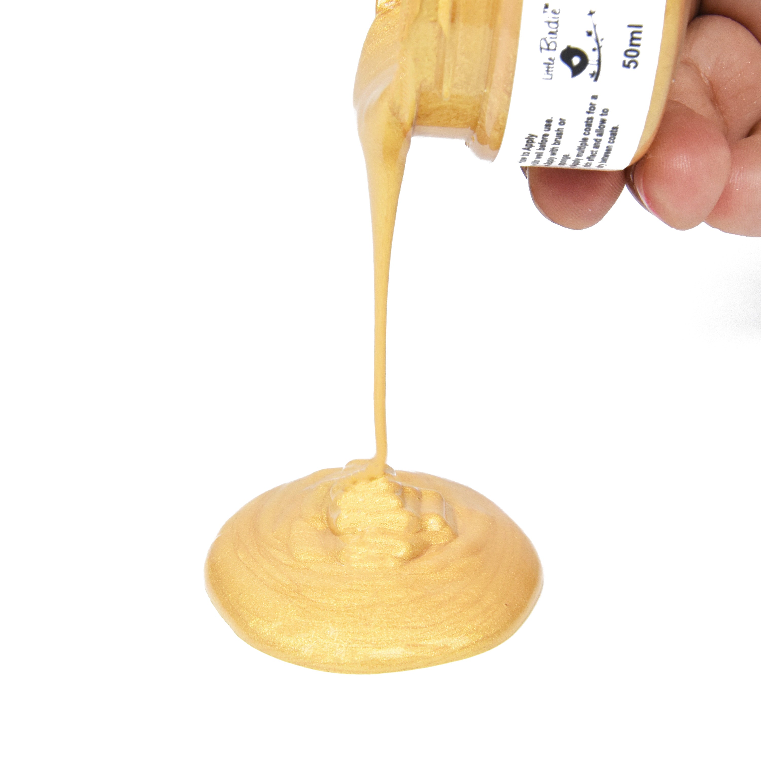 Tinted Metallic Paint Golden Glaze 50Ml Bottle Lb - VC