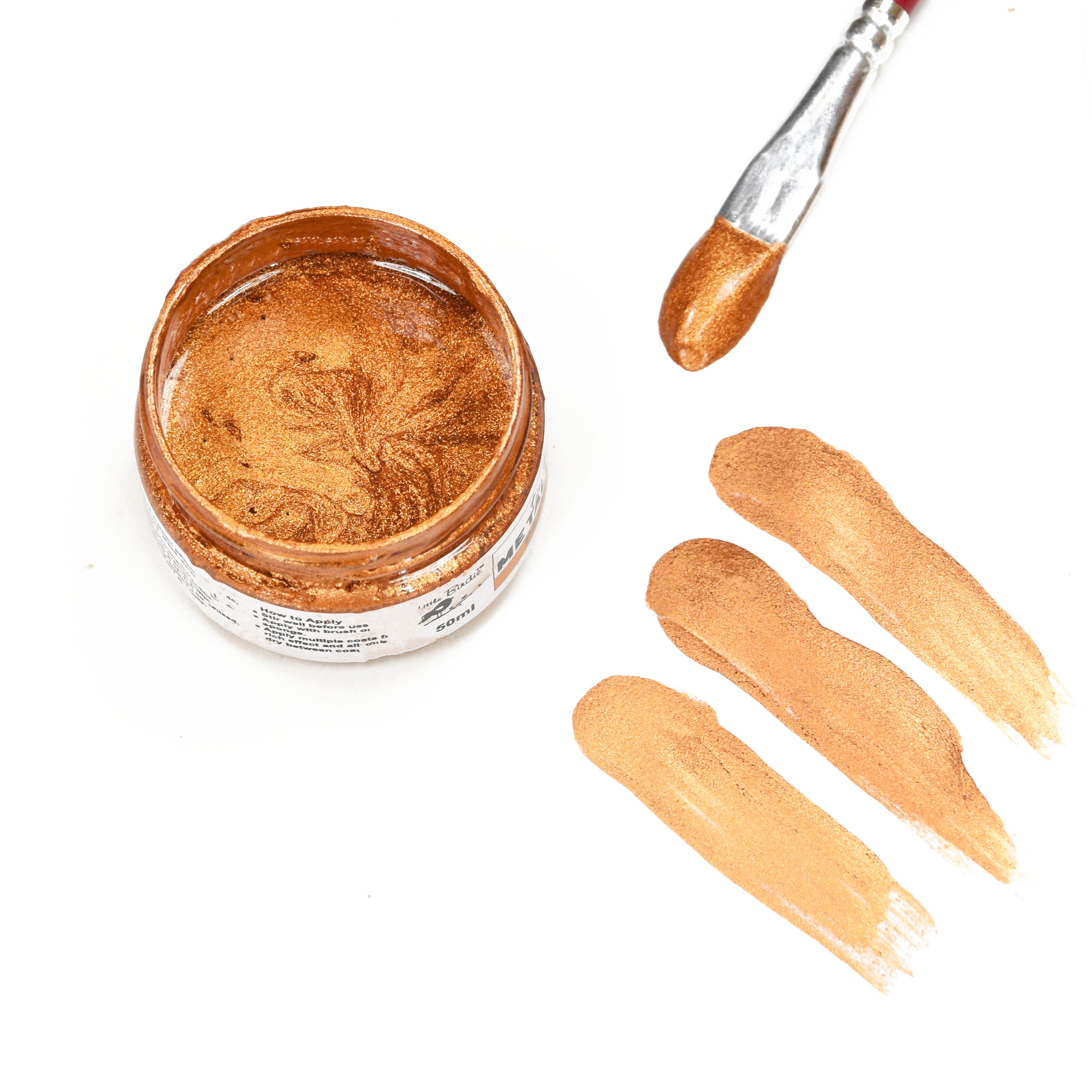 Tinted Metallic Paint Tawny Glint 50Ml Bottle Lb - VC