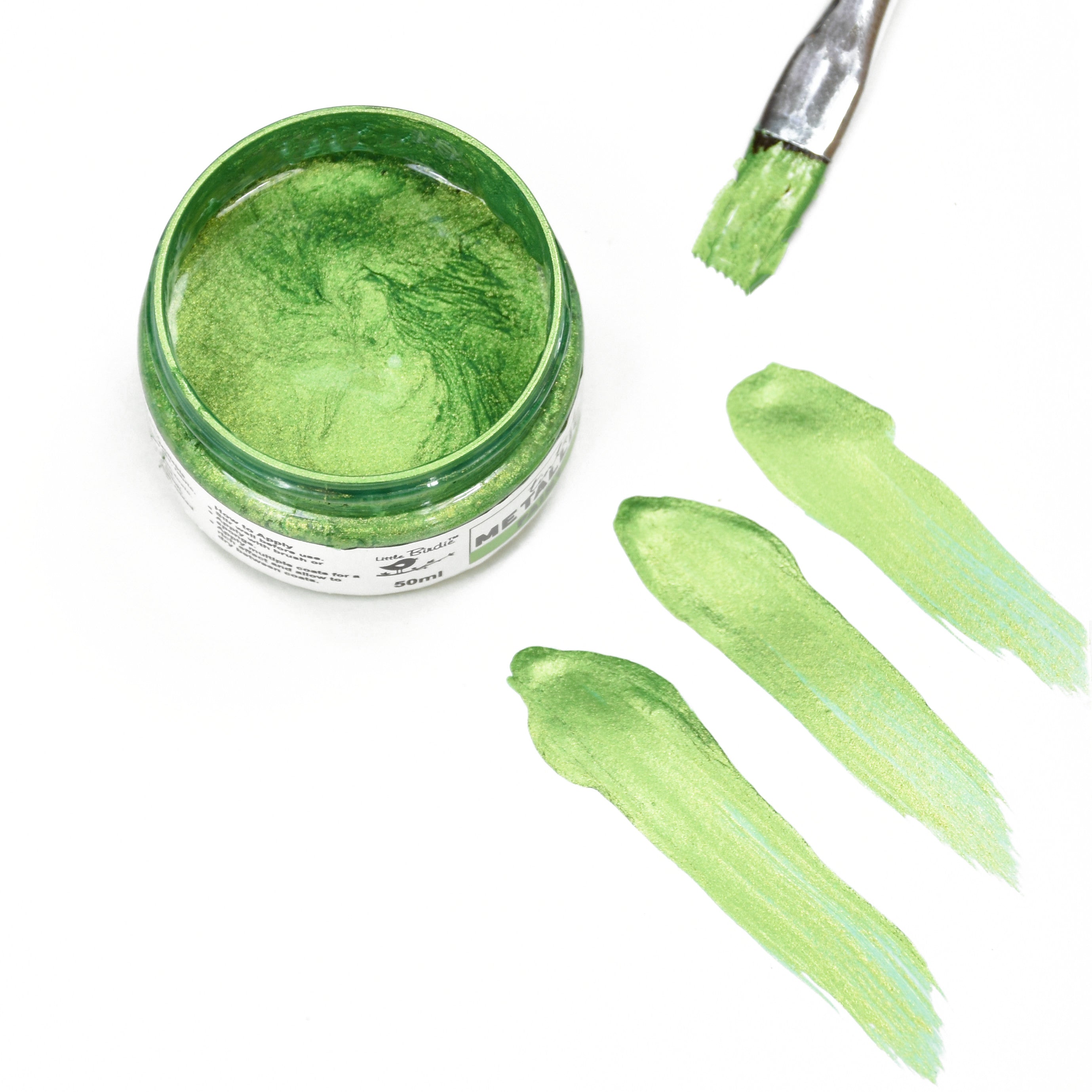 Tinted Metallic Paint Lime Crush 50Ml Bottle Lb - VC
