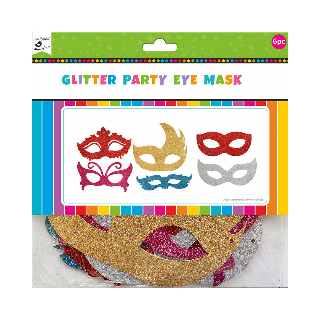 Glitter Eye Mask 6Pcs Lb