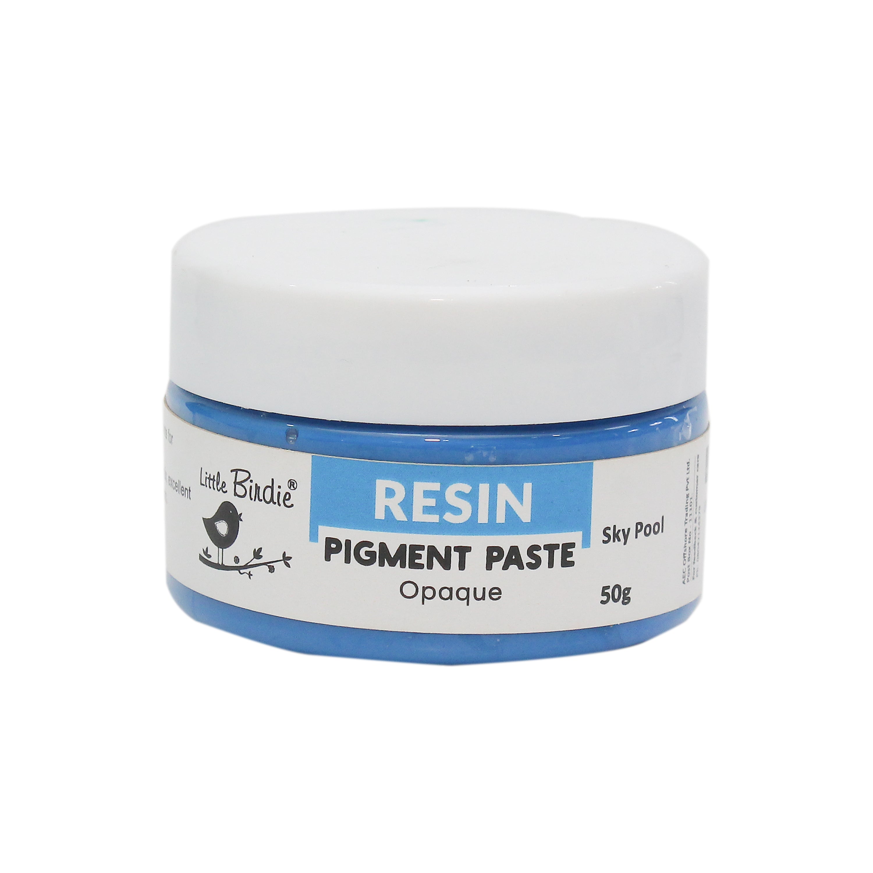 Resin Pigment Opaque Sky Pool 50G Bottle Lb - VC
