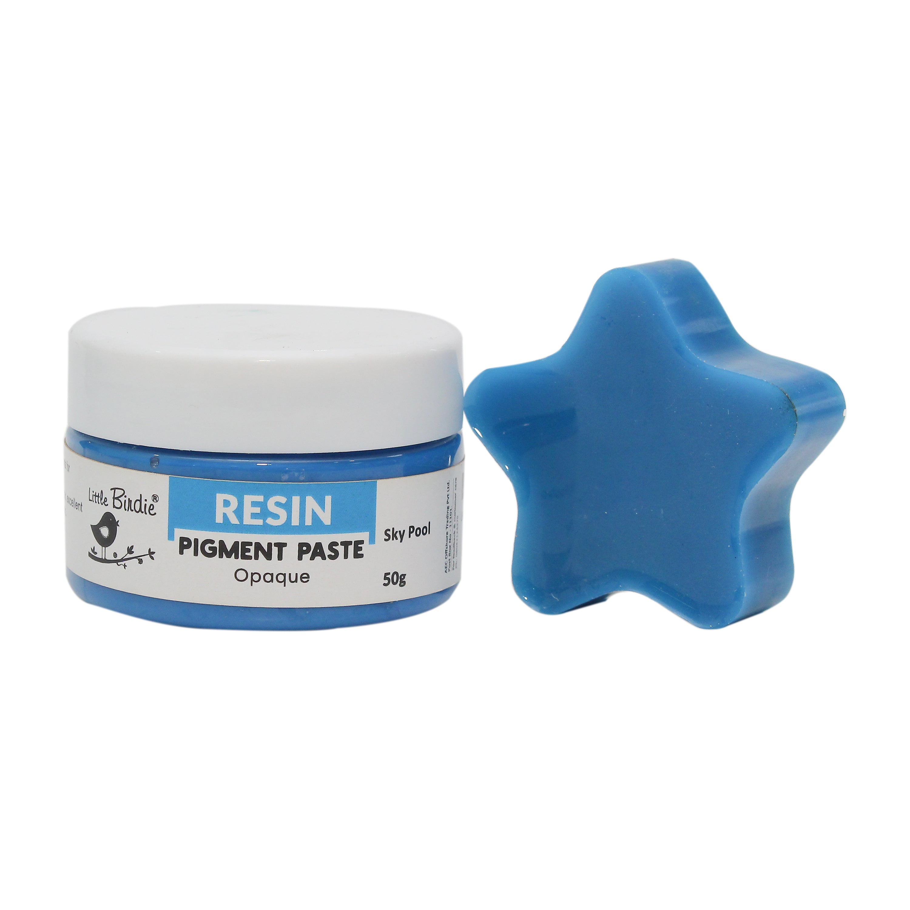 Resin Pigment Opaque Sky Pool 50G Bottle Lb - VC