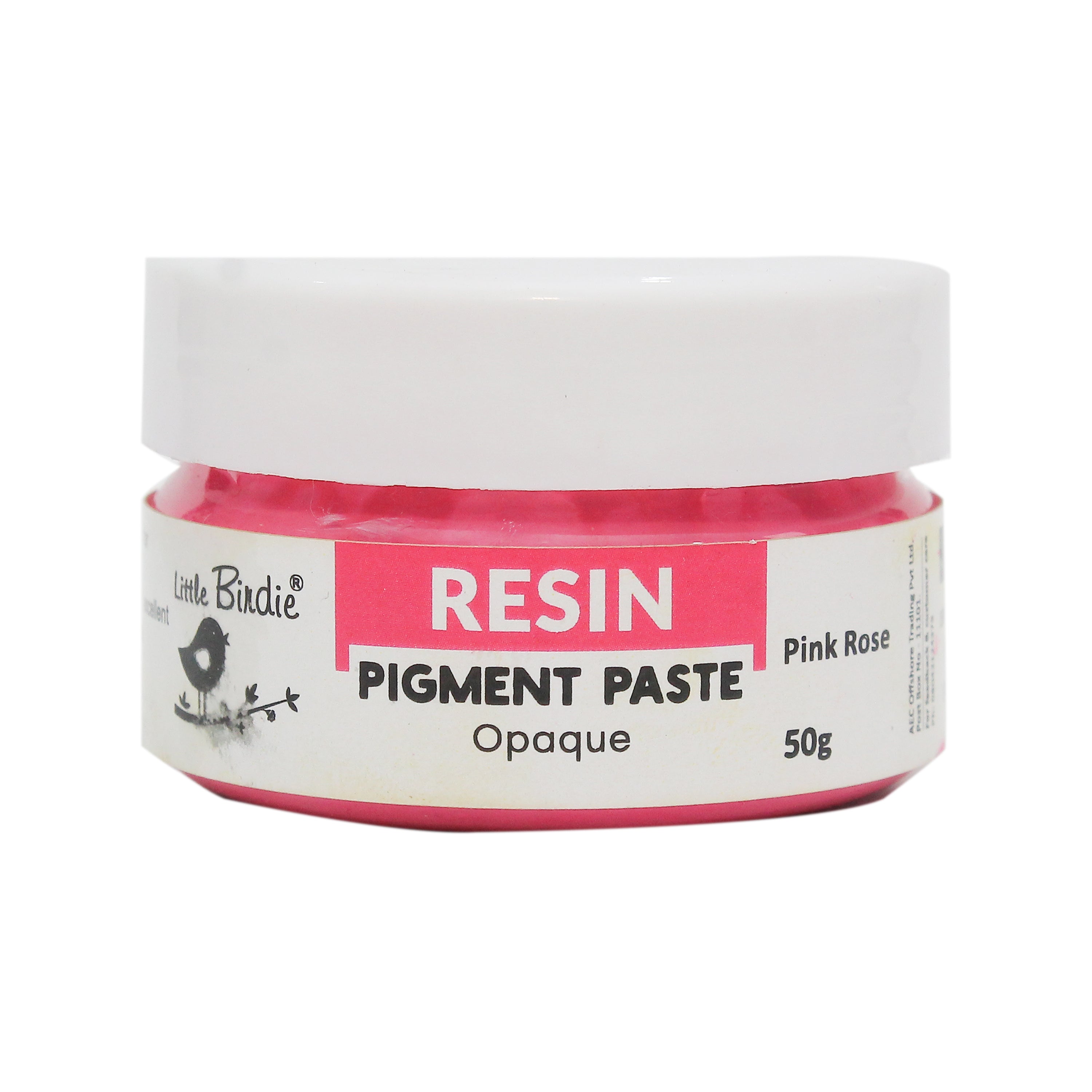 Resin Pigment Opaque Pink Rose 50G Bottle Lb - VC