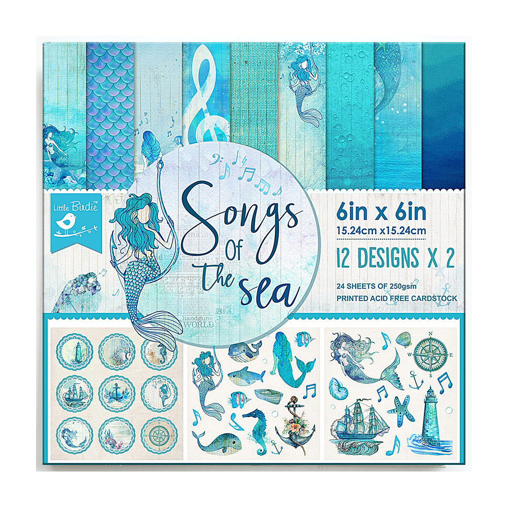 Paper Pack 6In X 6In 12Desx2 Song Of The Sea 24Sheet Lb