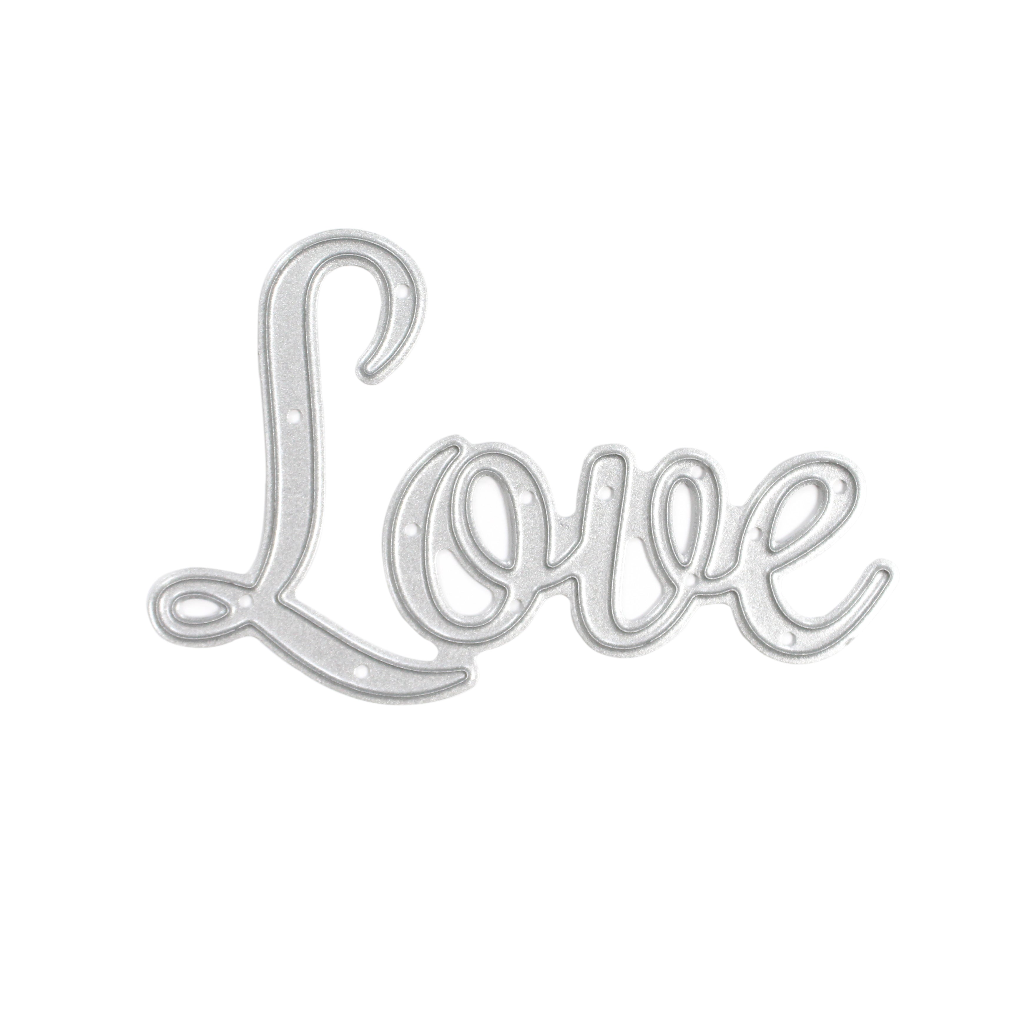 Thin Cut Dies Love 6Cm X 4Cm 1Pc