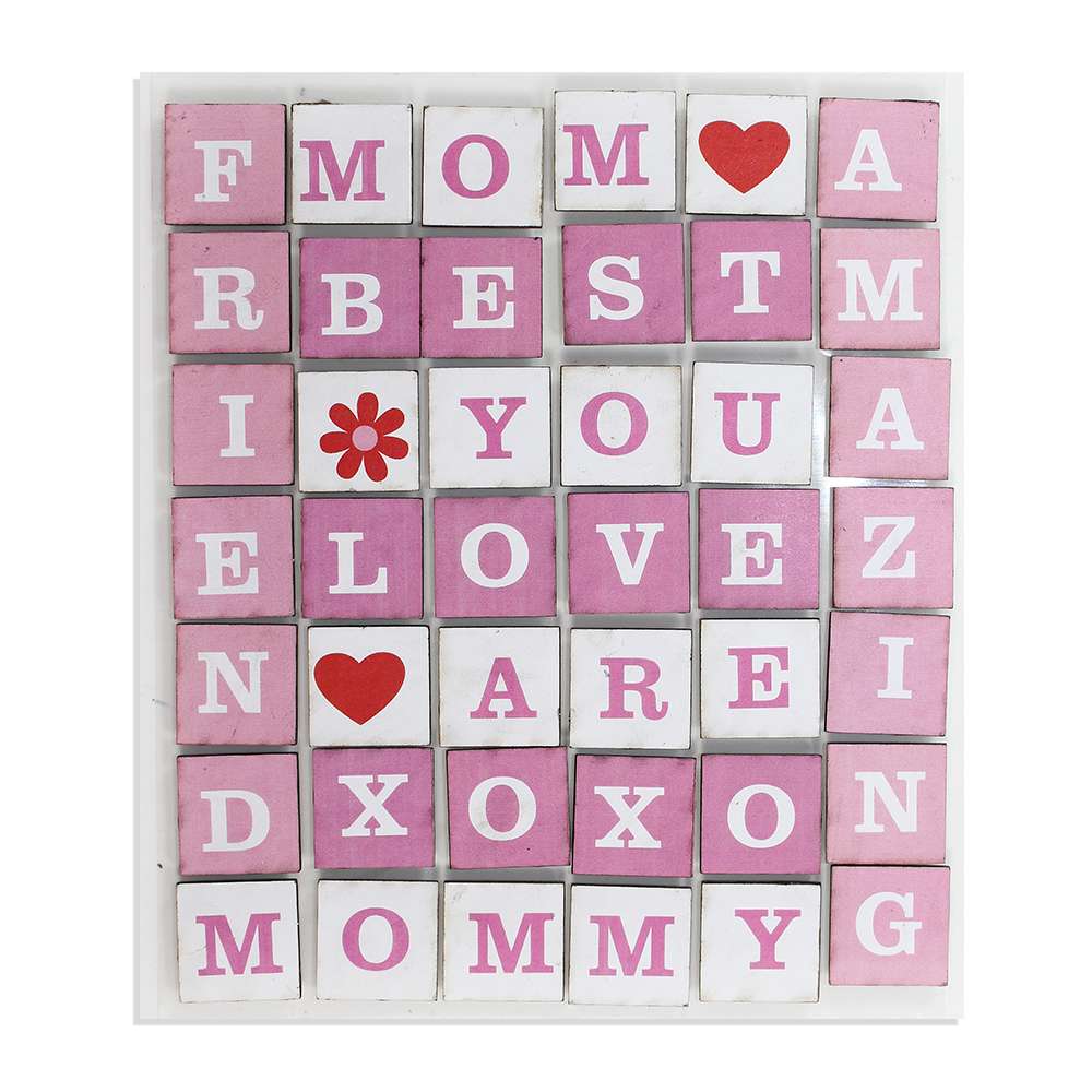 Little Birdie Self-adhesive Chipboard Stickers - Amazing Mom, 42Pc