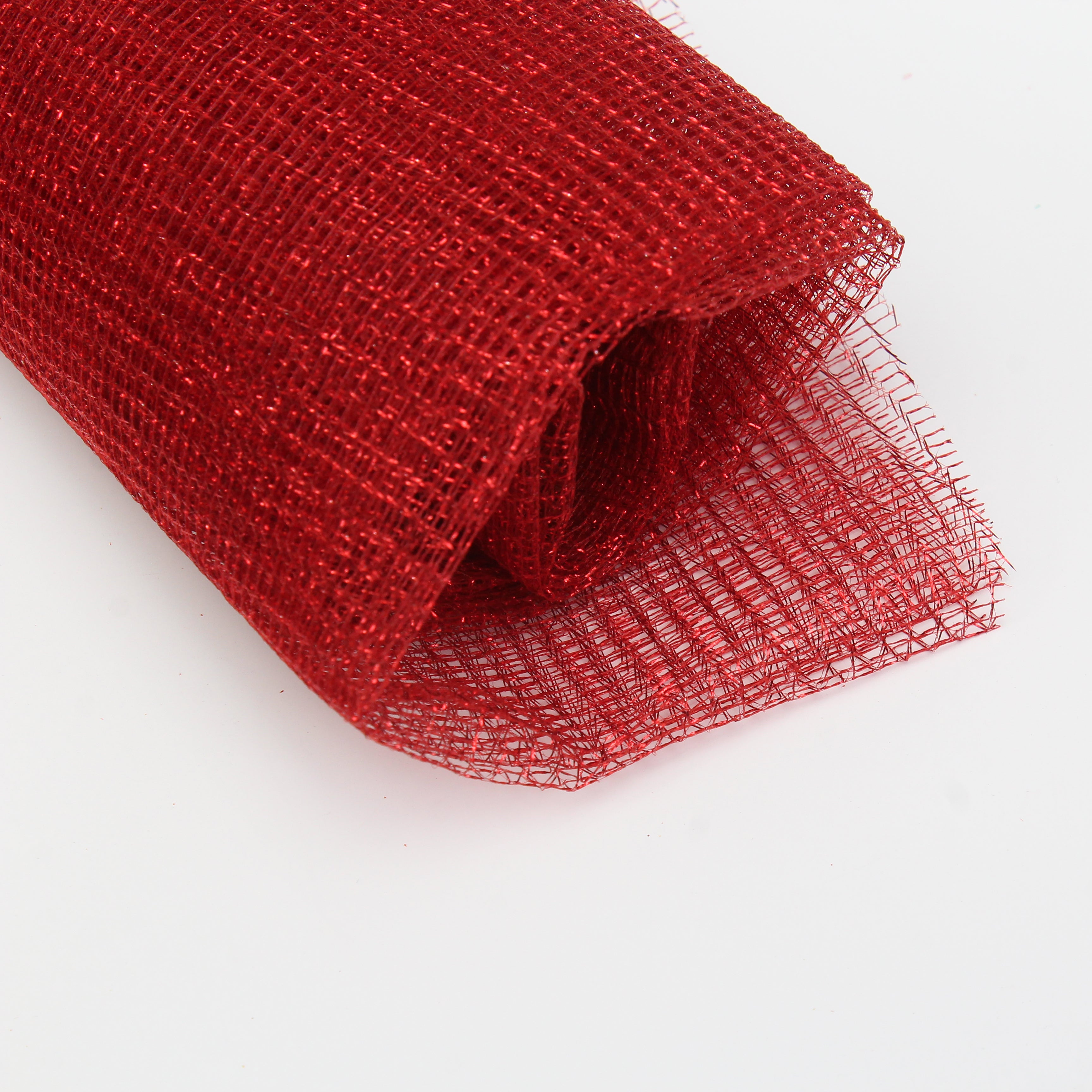 Christmas Decortive Elements - Net Fabric, Red, 1m – Itsy Bitsy