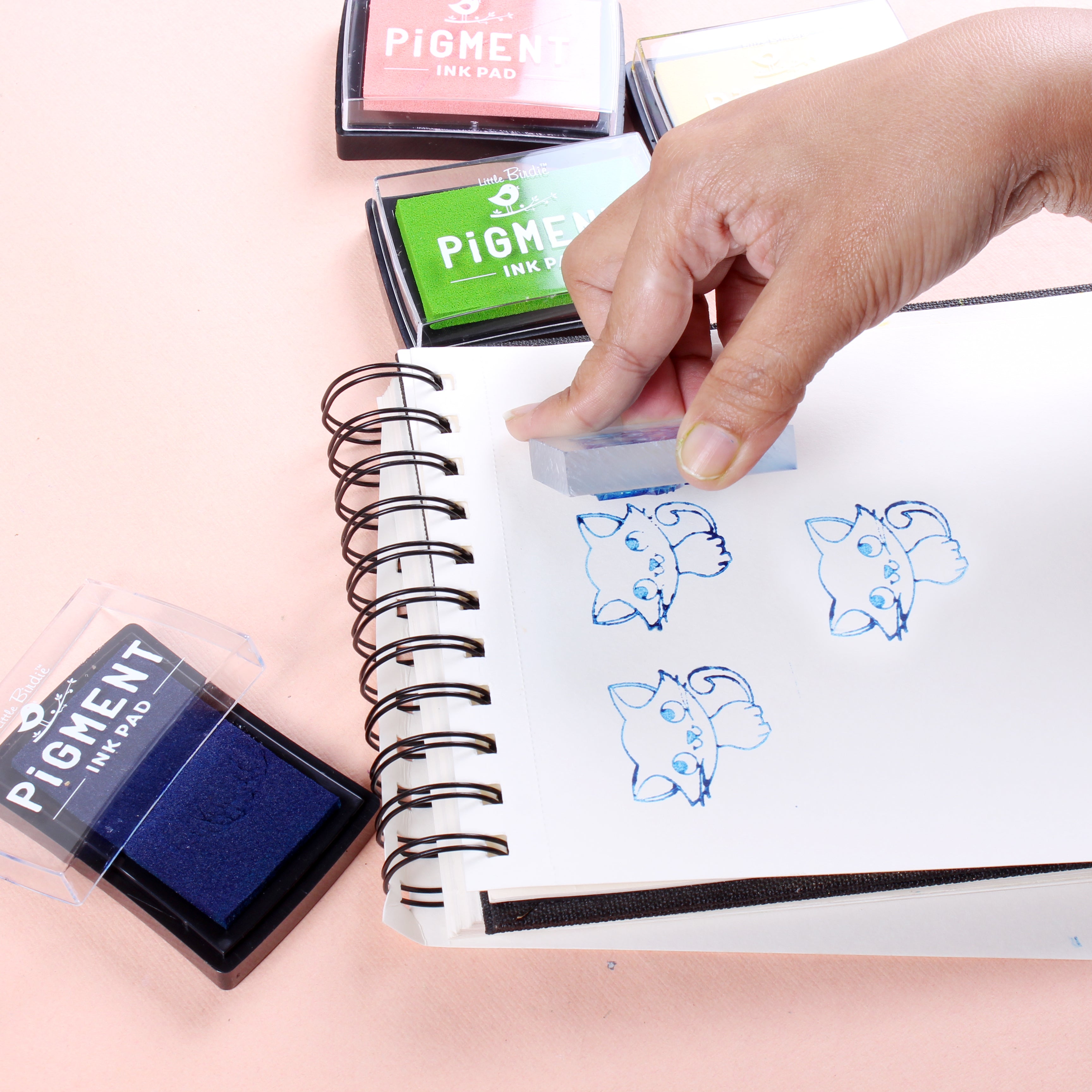 Acrylic Stamping Block 10mm 3inch X 2 inch Clear 1 pc