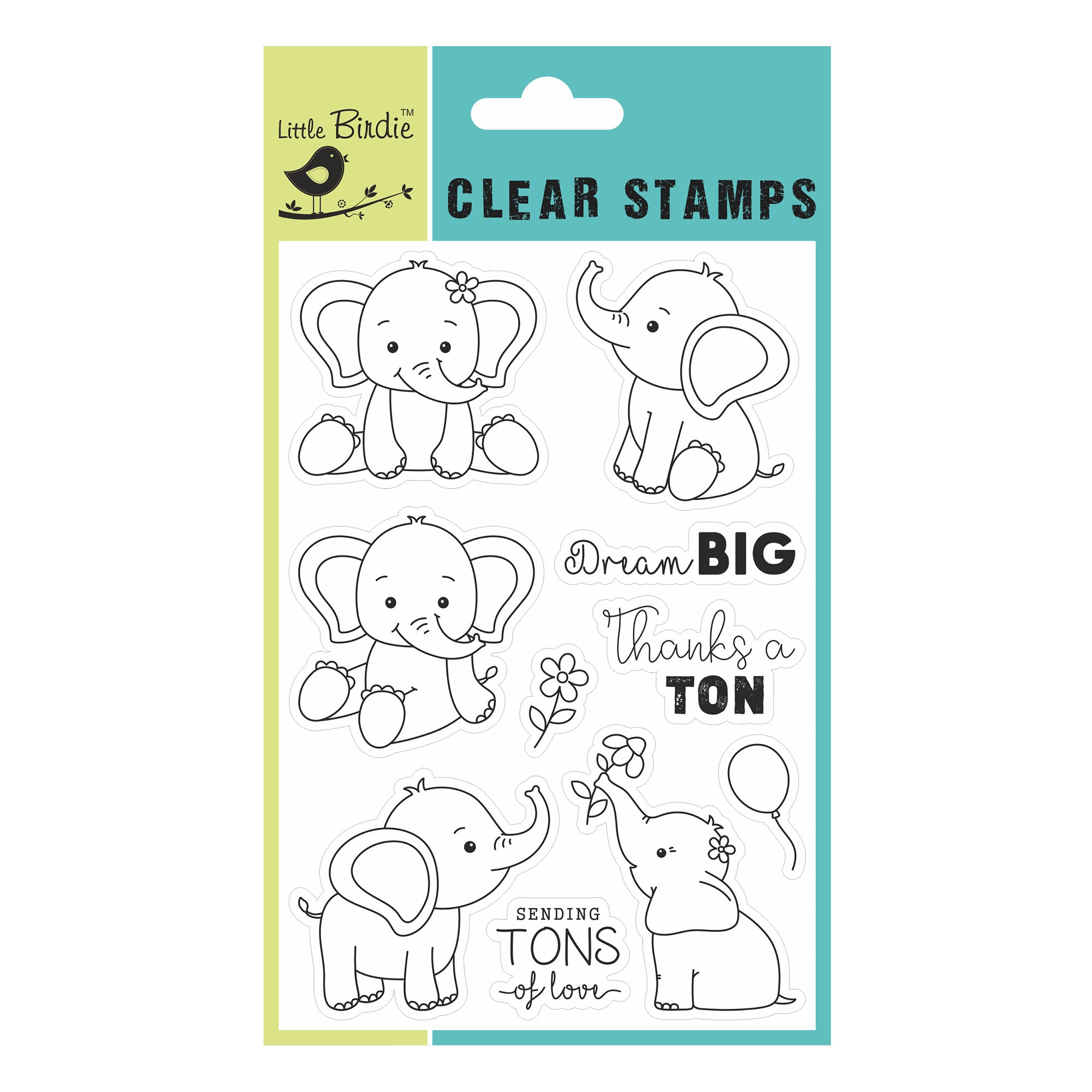 Clear Stamp 4Inch X 6Inch Tons Of Fun 10Pc