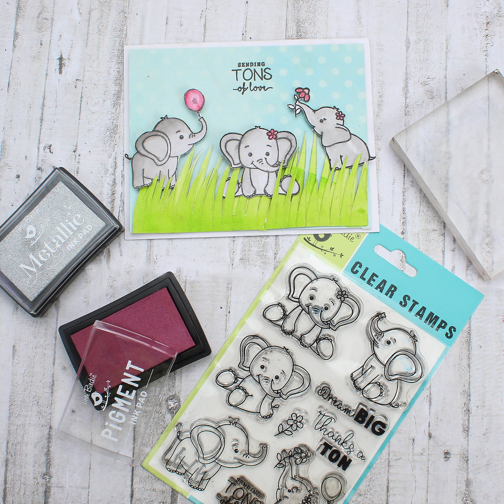 Clear Stamp 4Inch X 6Inch Tons Of Fun 10Pc