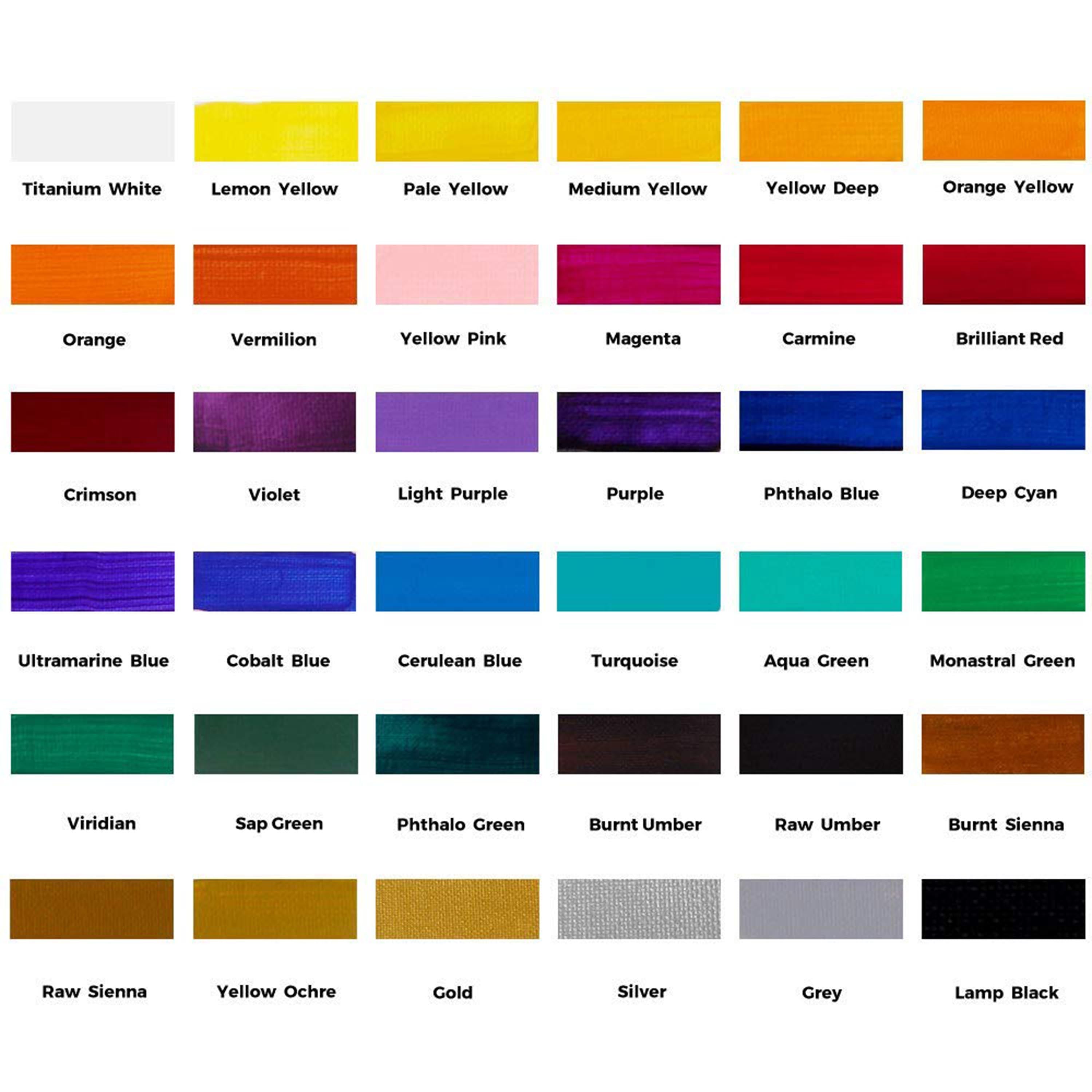 Mont Marte Signature Acrylic Paint Set 36Pc X 36ML