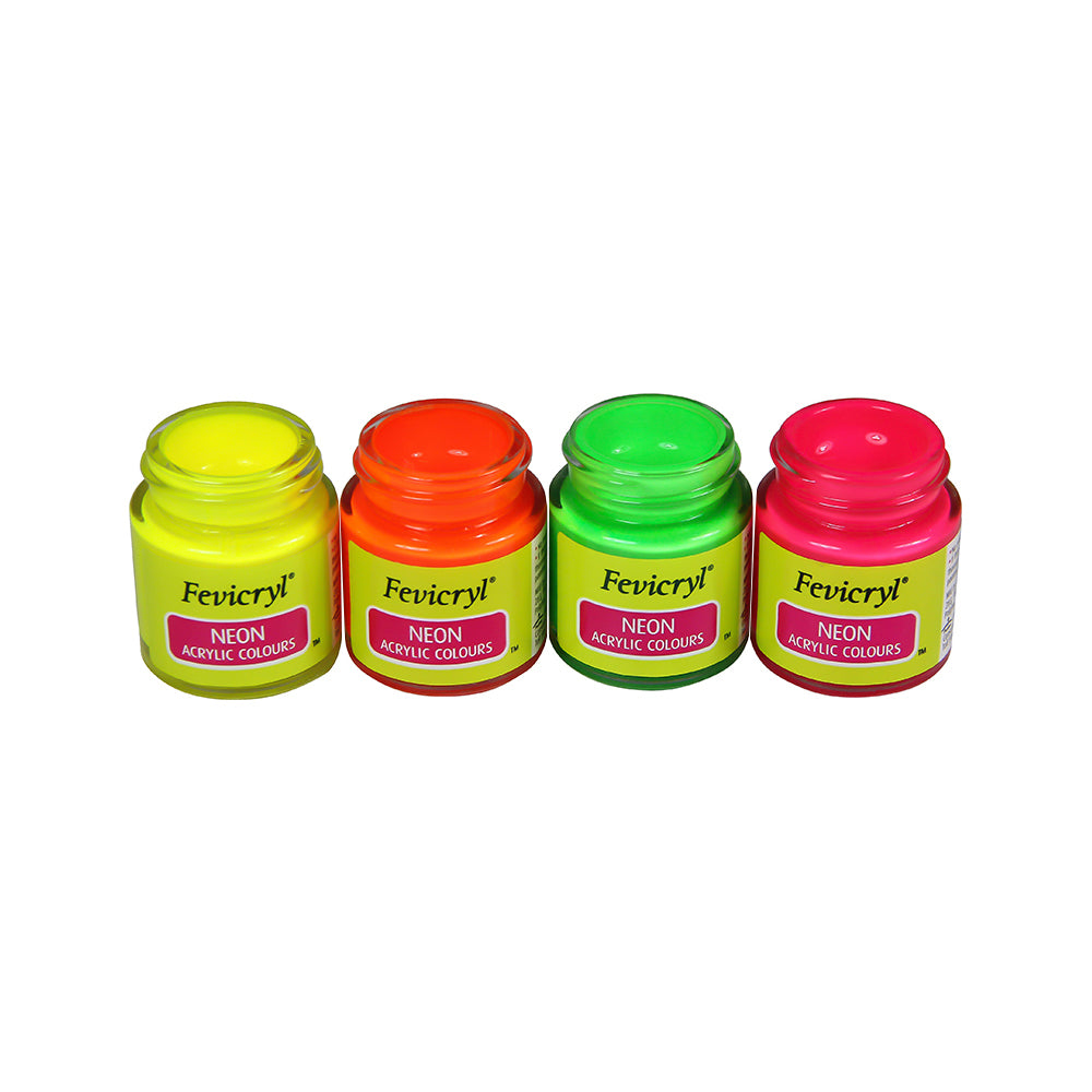 Neon Colour Kit 4*15Ml Fevicryl