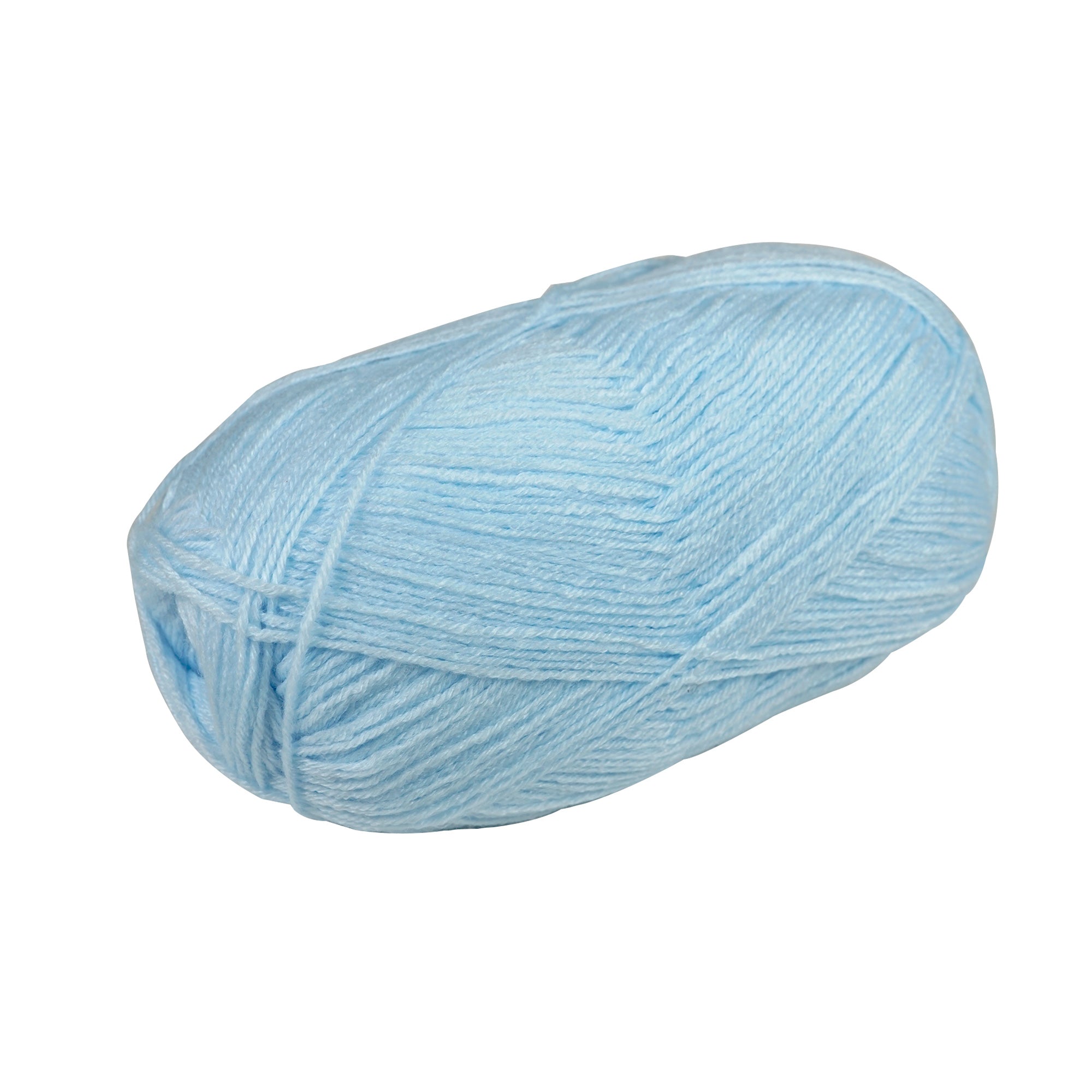 Porta Craft Super Soft Baby Acrylic Yarn 100% 100Gm 420M 4Ply Baby Blue