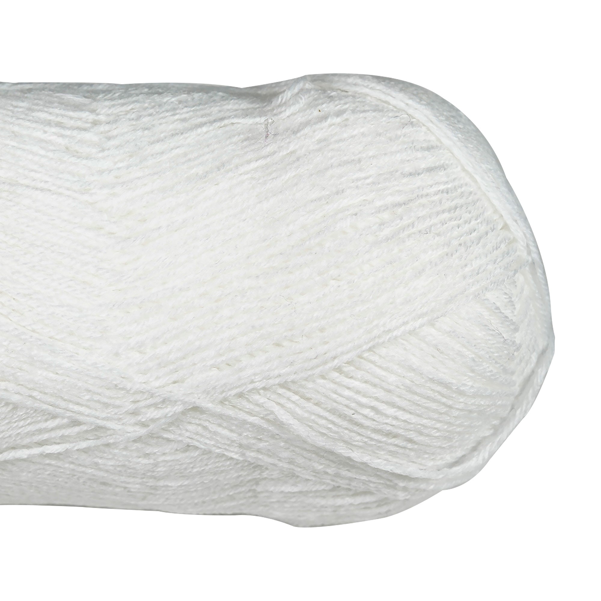 Porta Craft Super Soft Baby Acrylic Yarn 100% 100Gm 420M 4Ply White - VC