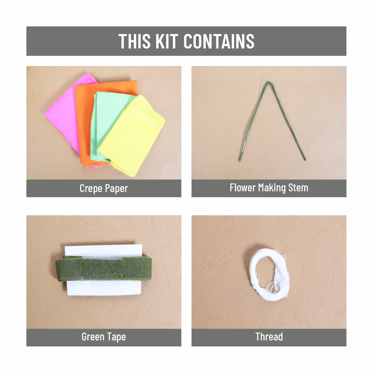 DIY Paper Flower Bouquet Making Kit