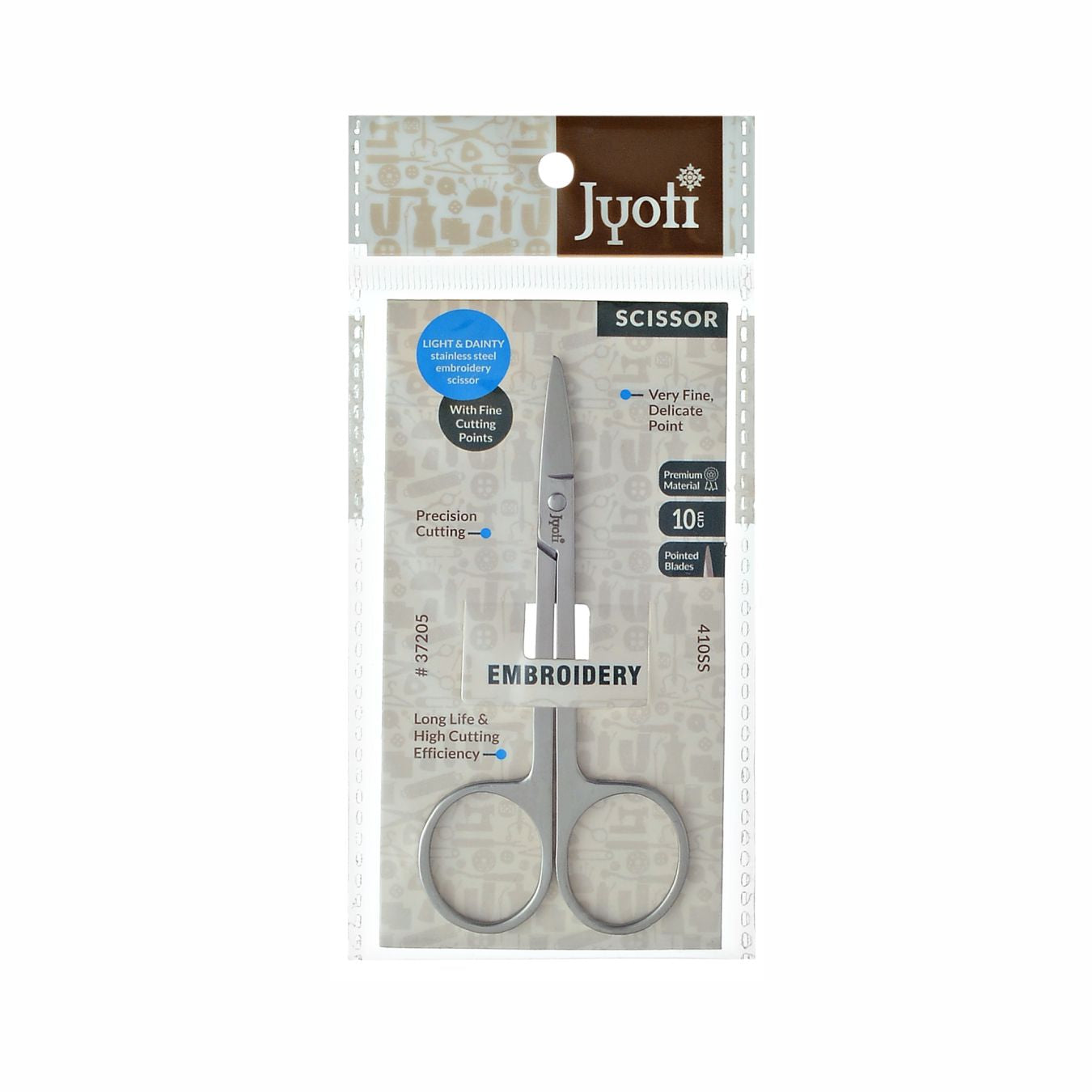Scissors Small 310 Ss 3 Inch 1Pc Blistter Jy