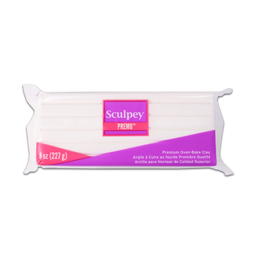 Sculpey Premo Clay White 8 Oz 226G