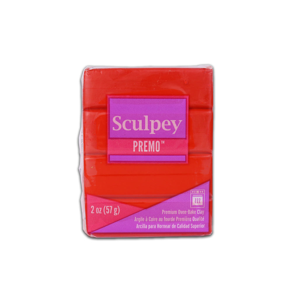 Sculpey Premo Clay Cadmium Red Hue 2 Oz 57G - VC