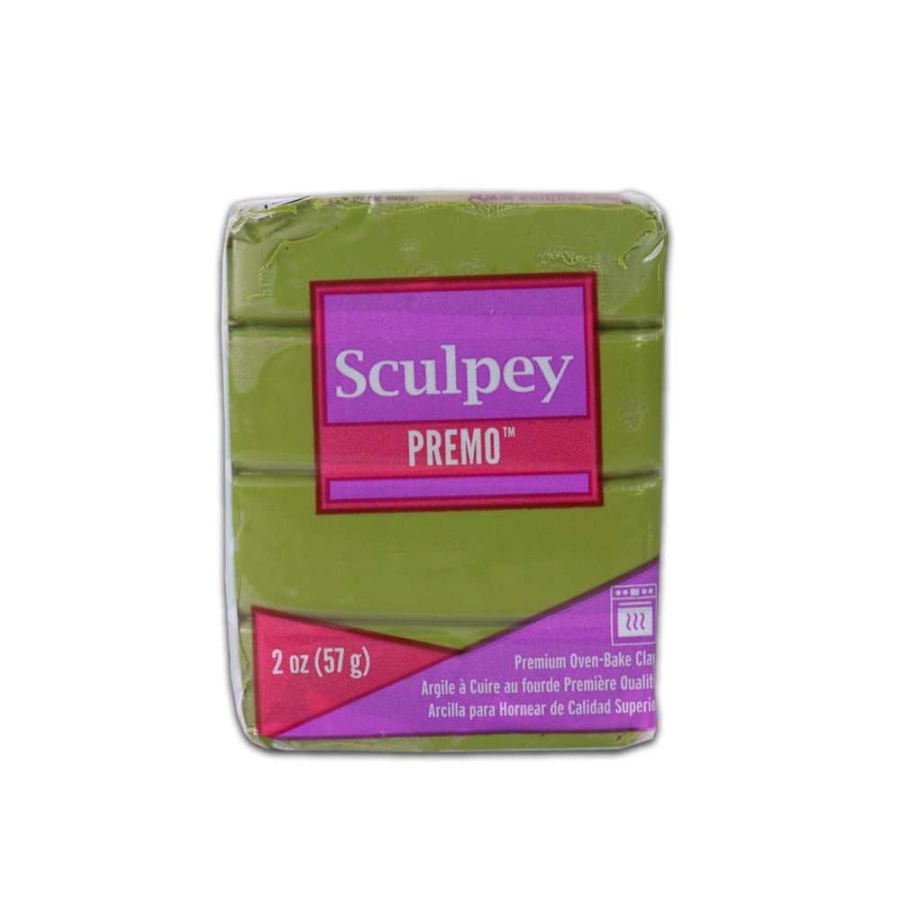 Sculpey Premo Clay Spanish Olive 2 Oz 57G - VC
