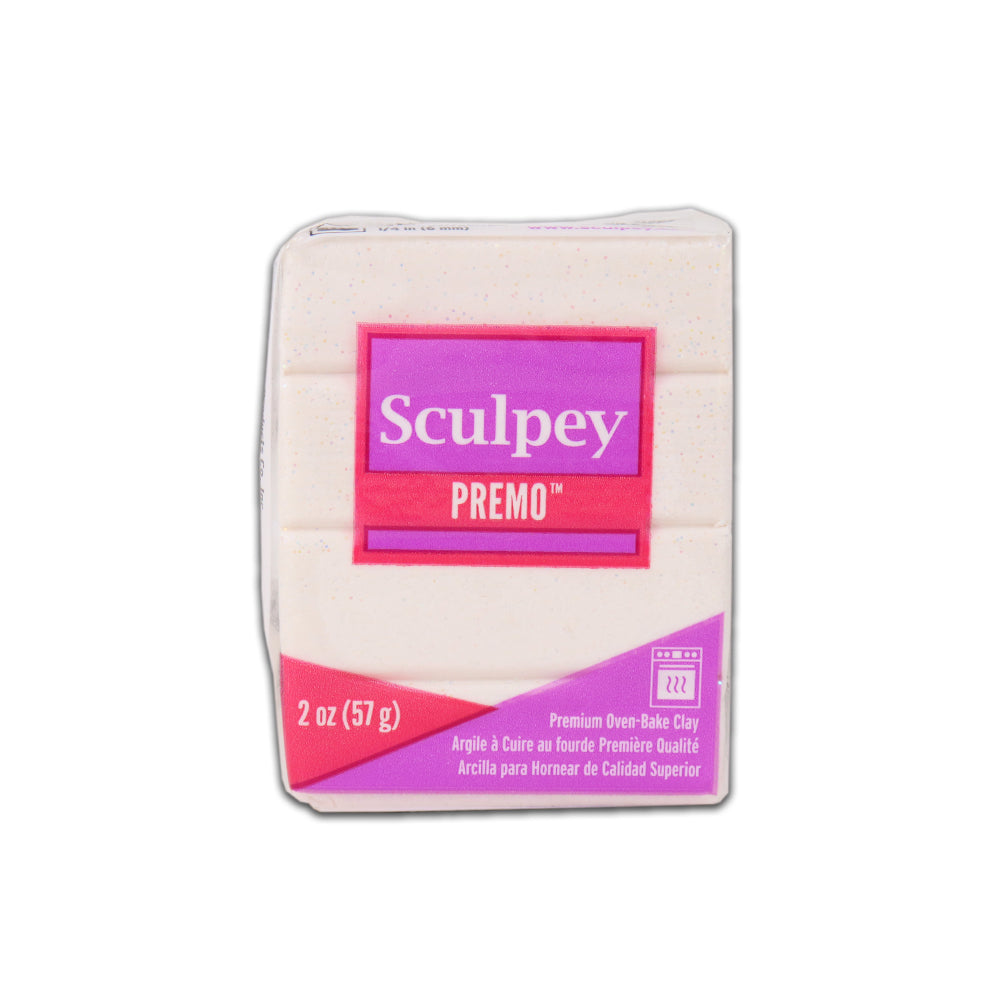 Sculpey Premo Clay Frost White Glitter 2 Oz 57G - VC