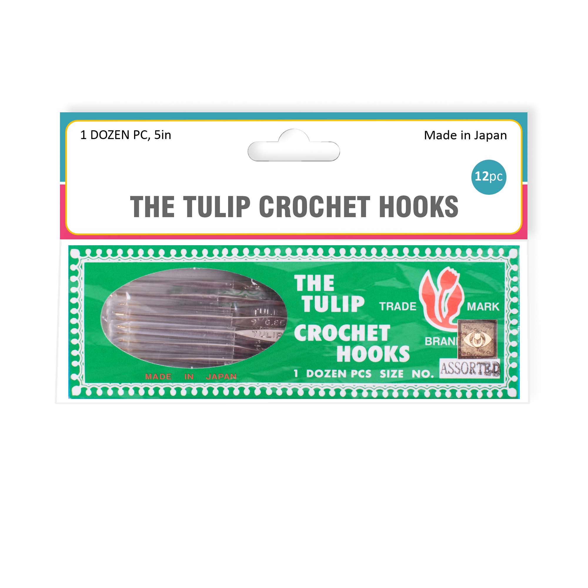The Tulip Crochet Hooks 5Inch / 12Cm Assorted Size1 Pc Pbhc Jy