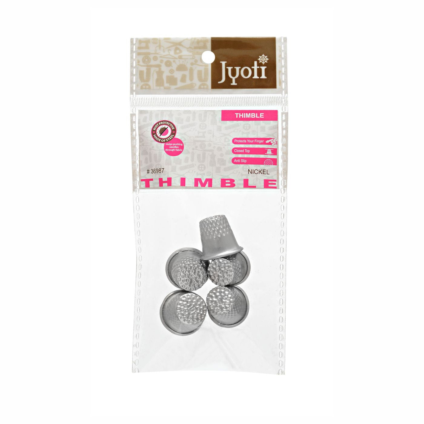 Thimble 5Pc Blistter Jy