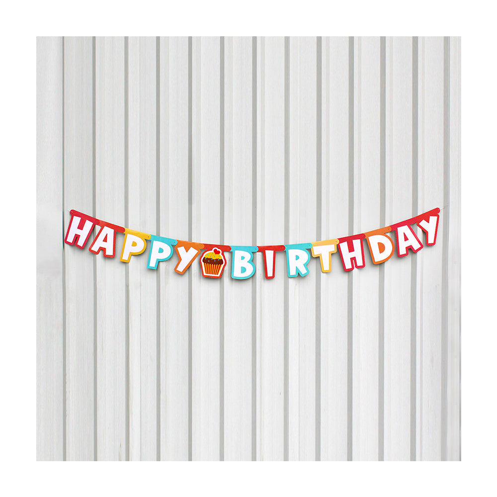 Happy Birthday Banner Sc0101 13Pcs Ub