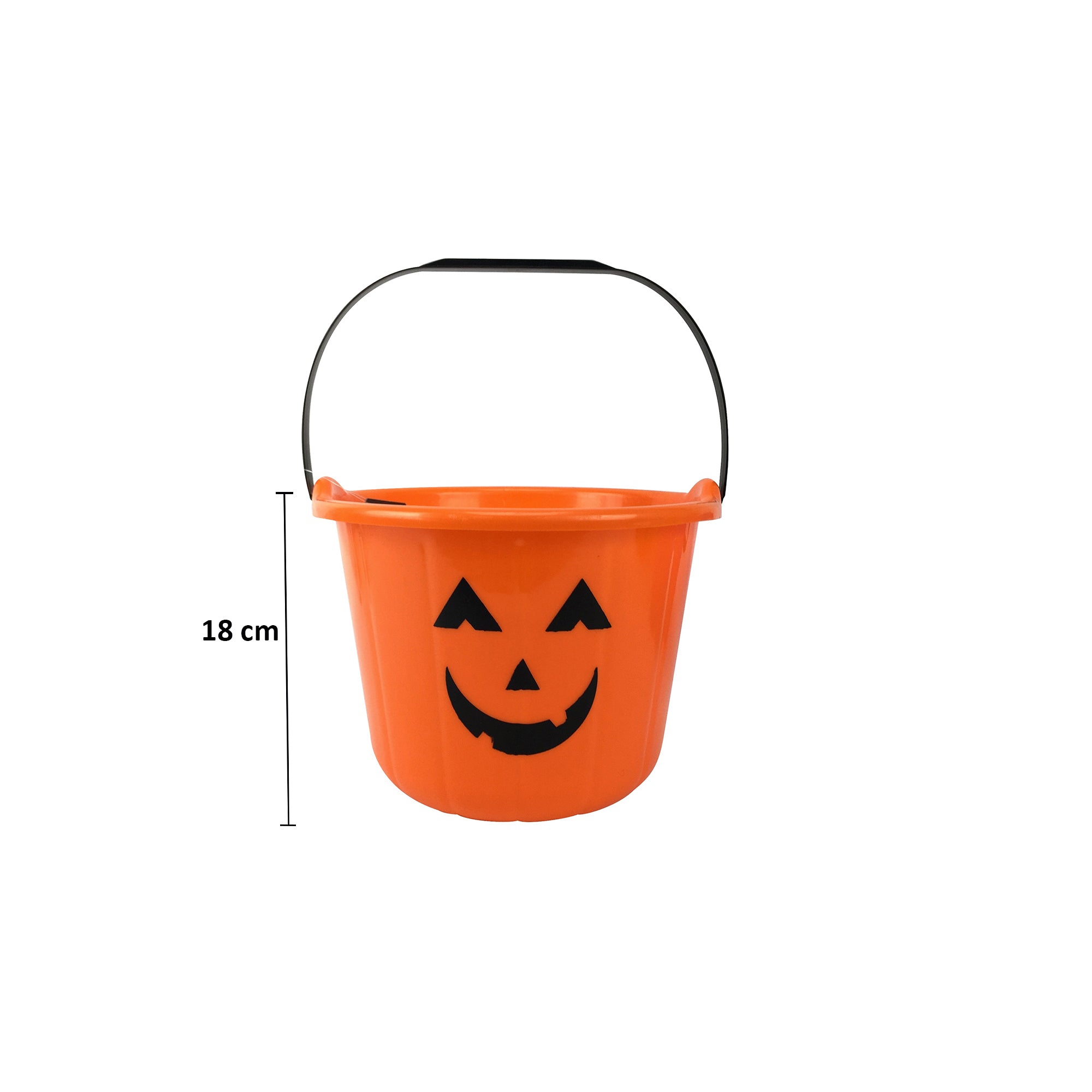 Pumpkin Bucket 18cm Orange